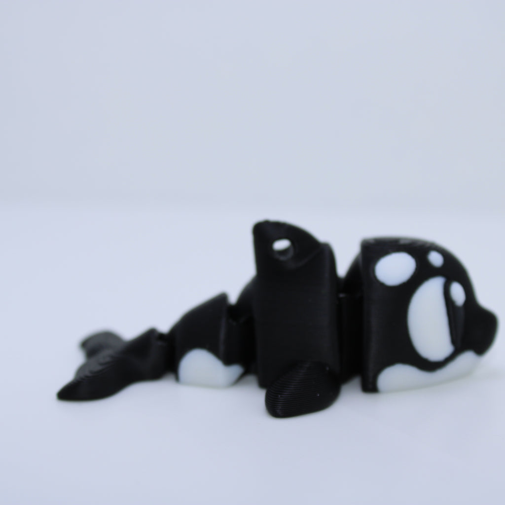 “Eclipse” the Orca -3d printed desk buddy & keychain