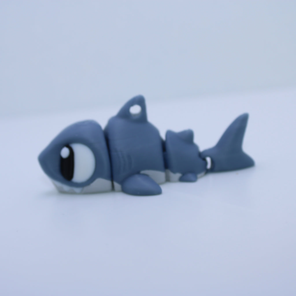 “Neptune” the Great White Shark-3d printed desk buddy & keychain