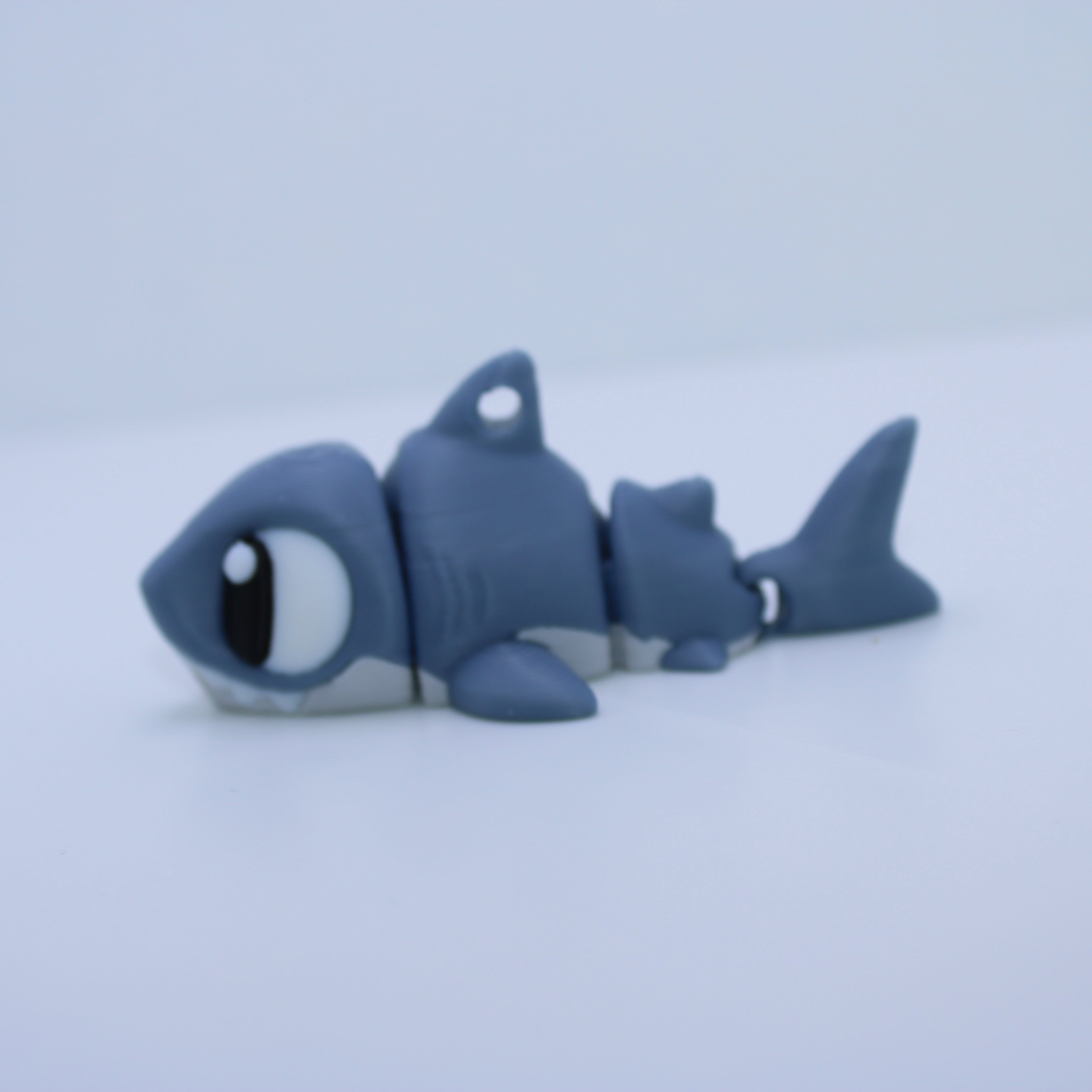 “Neptune” the Great White Shark-3d printed desk buddy & keychain
