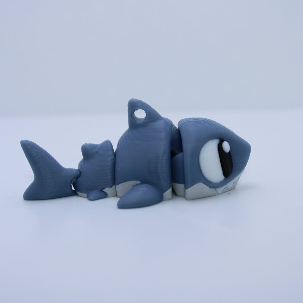 “Neptune” the Great White Shark-3d printed desk buddy & keychain