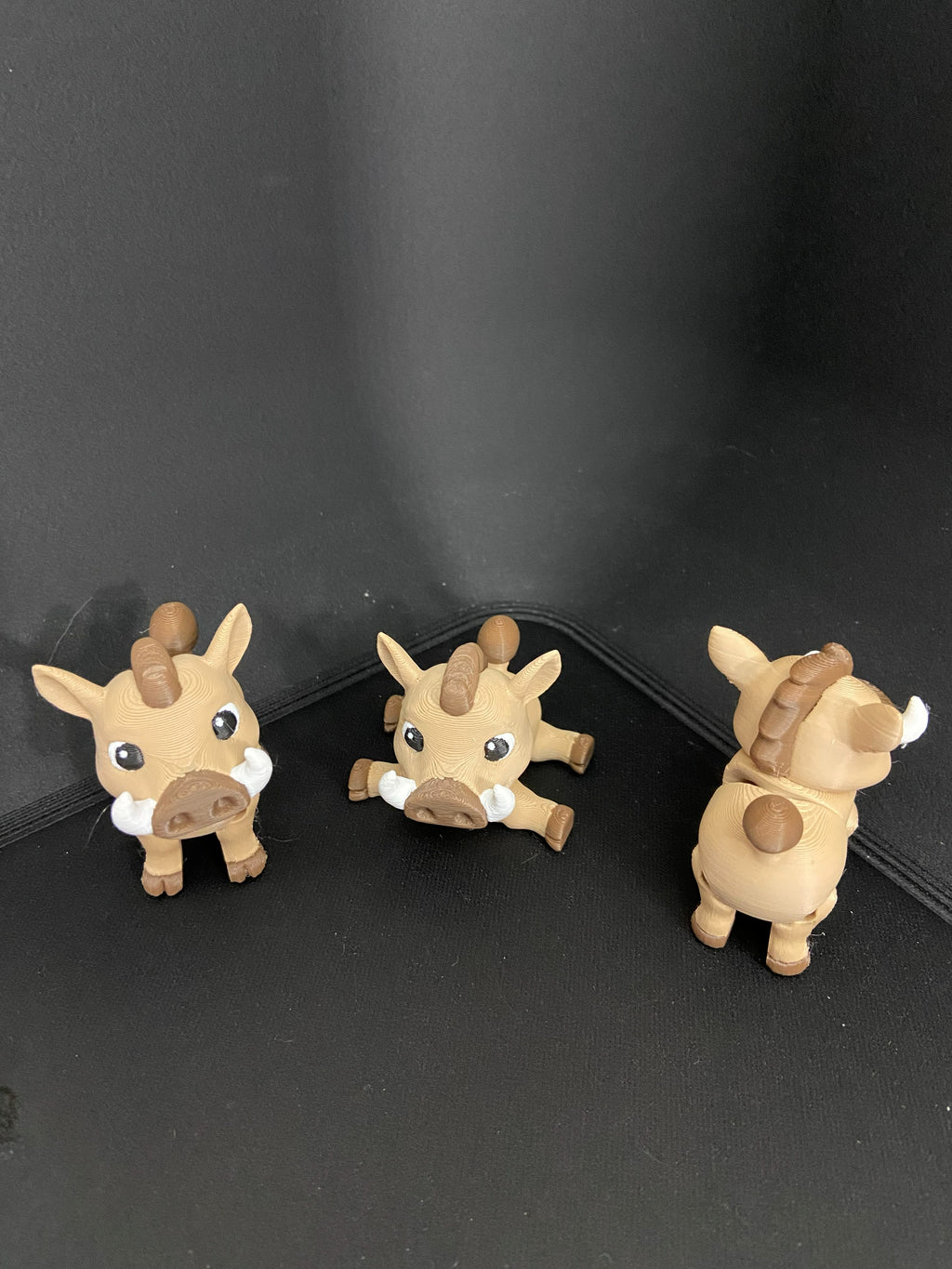 Tiny Warthog Desk Fidgets – Cute Collectible Animals