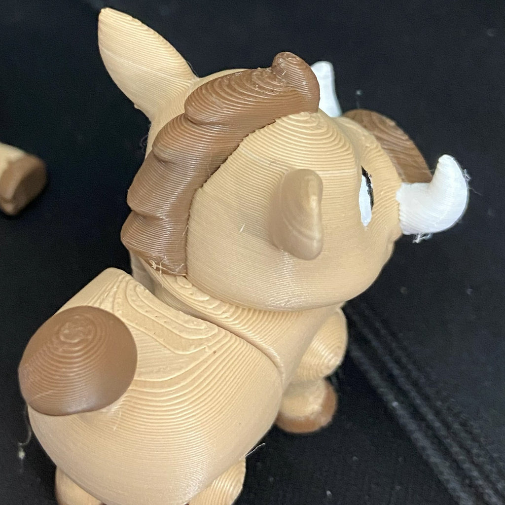 “Waldo” the Warthog Fidget – 3d Printed Desk Buddy & Keychain