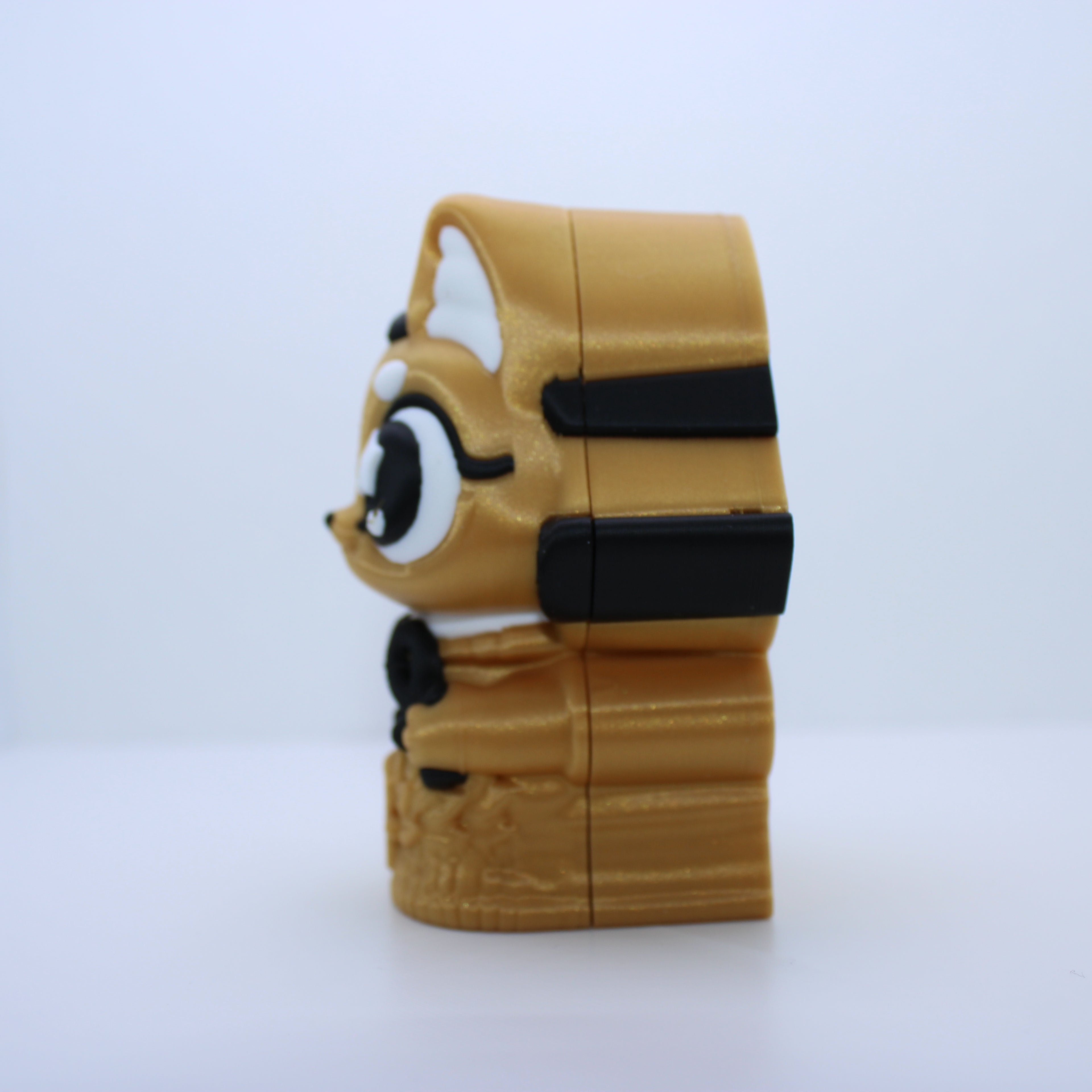 Egyptian Gods (Anubis, Ra, and Bastet)-3D printed desk buddy & keychain