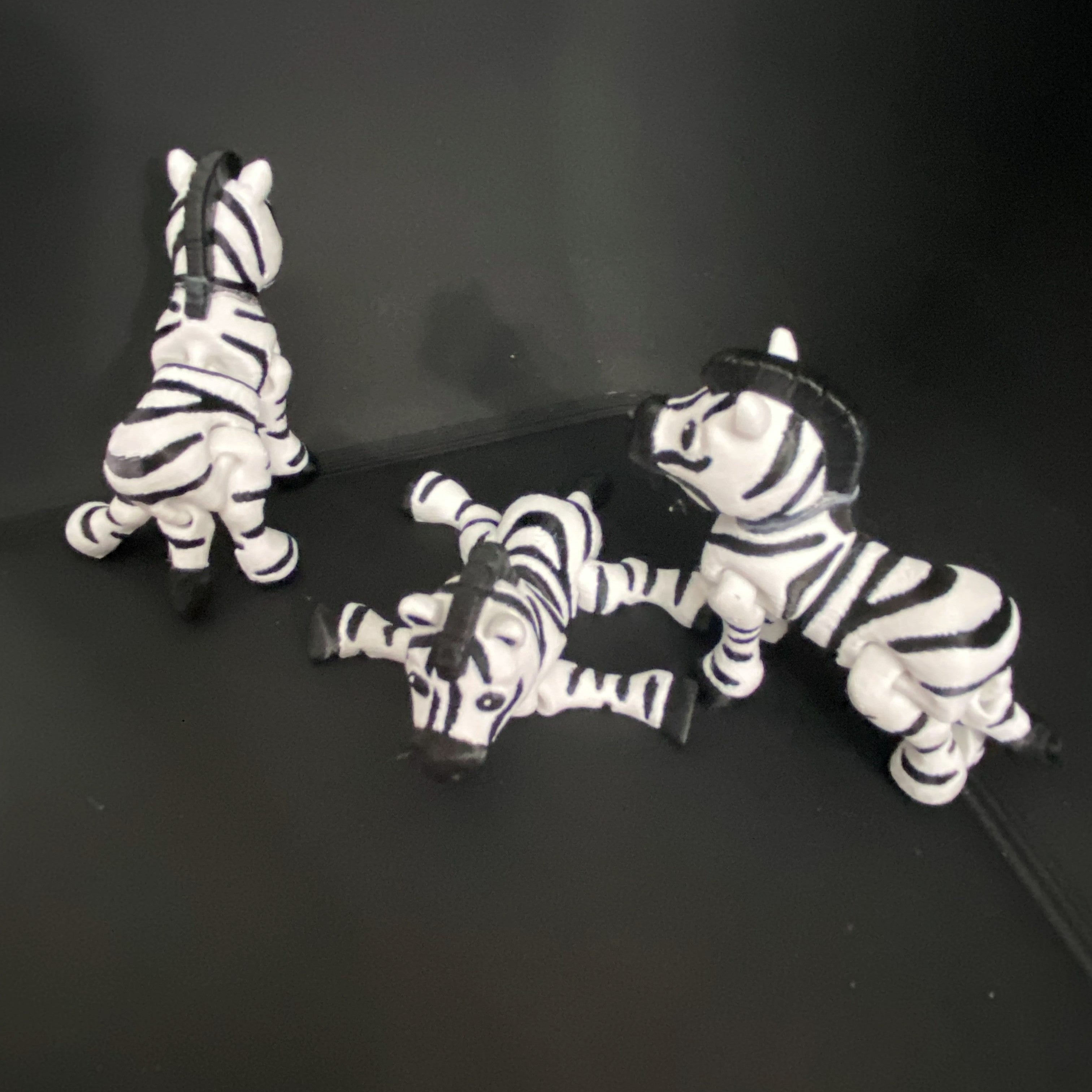 Zany Zebra Fidget – 3d Printed Desk Buddy & Keychain