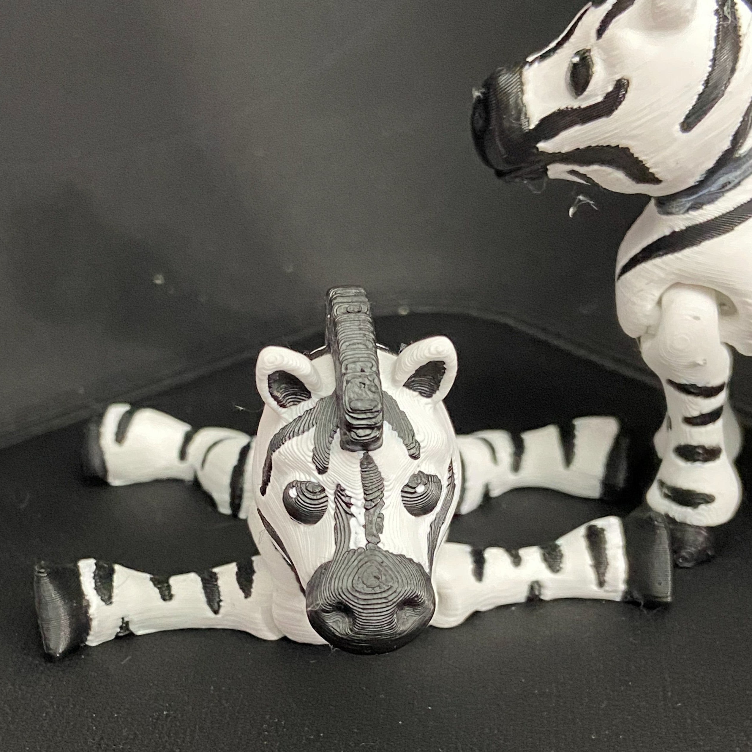 Zany Zebra Fidget – 3d Printed Desk Buddy & Keychain