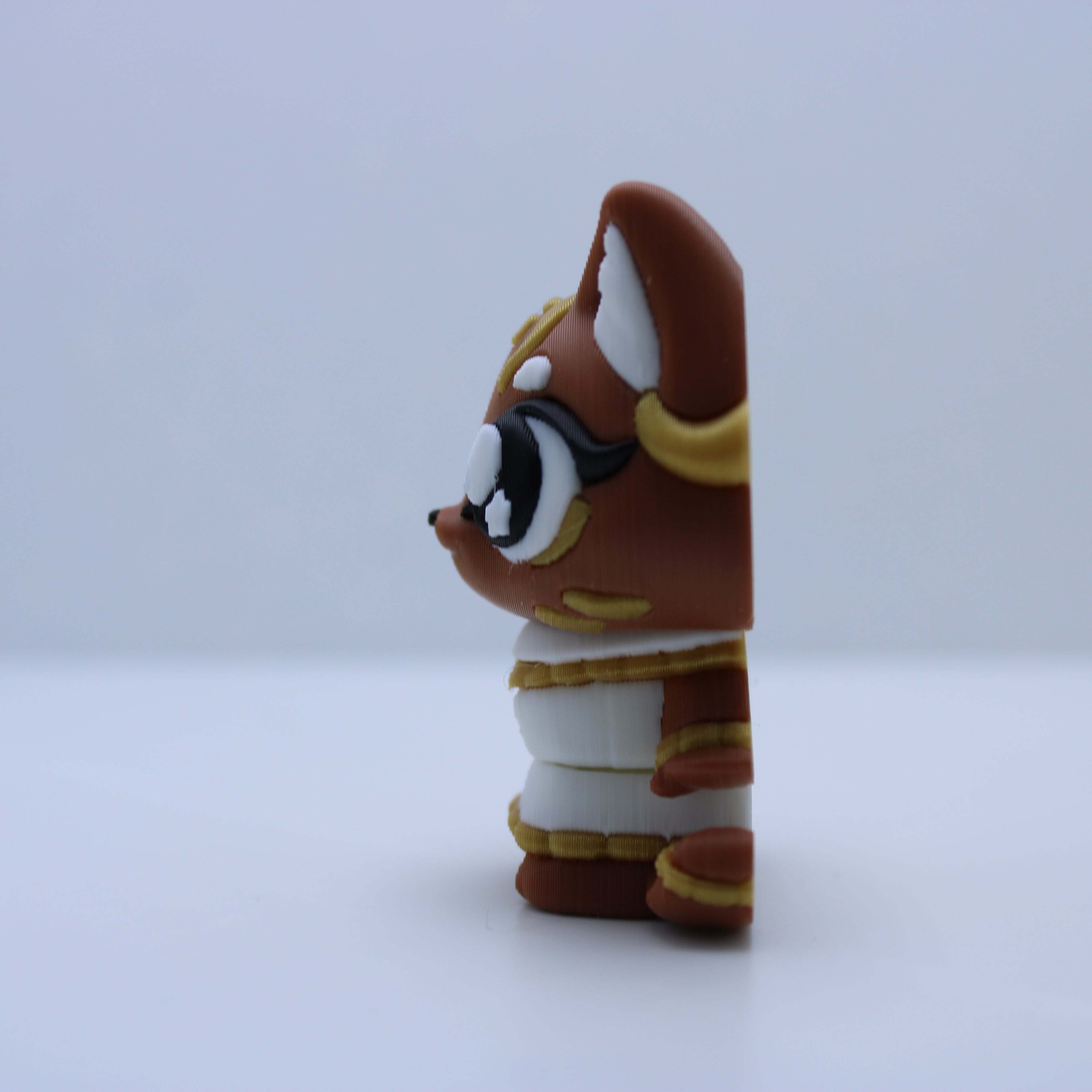 Egyptian Gods (Anubis, Ra, and Bastet)-3D printed desk buddy & keychain