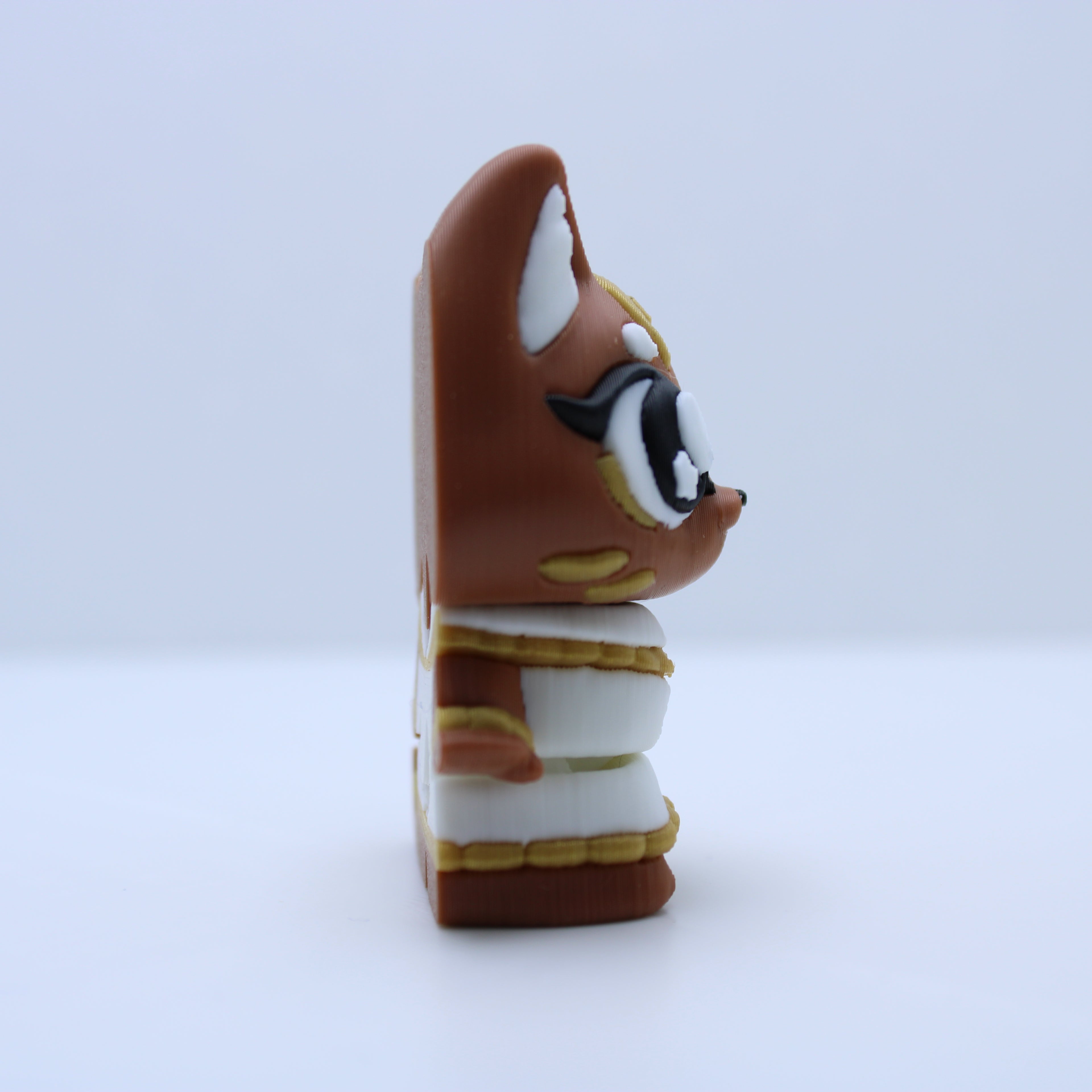 Egyptian Gods (Anubis, Ra, and Bastet)-3D printed desk buddy & keychain