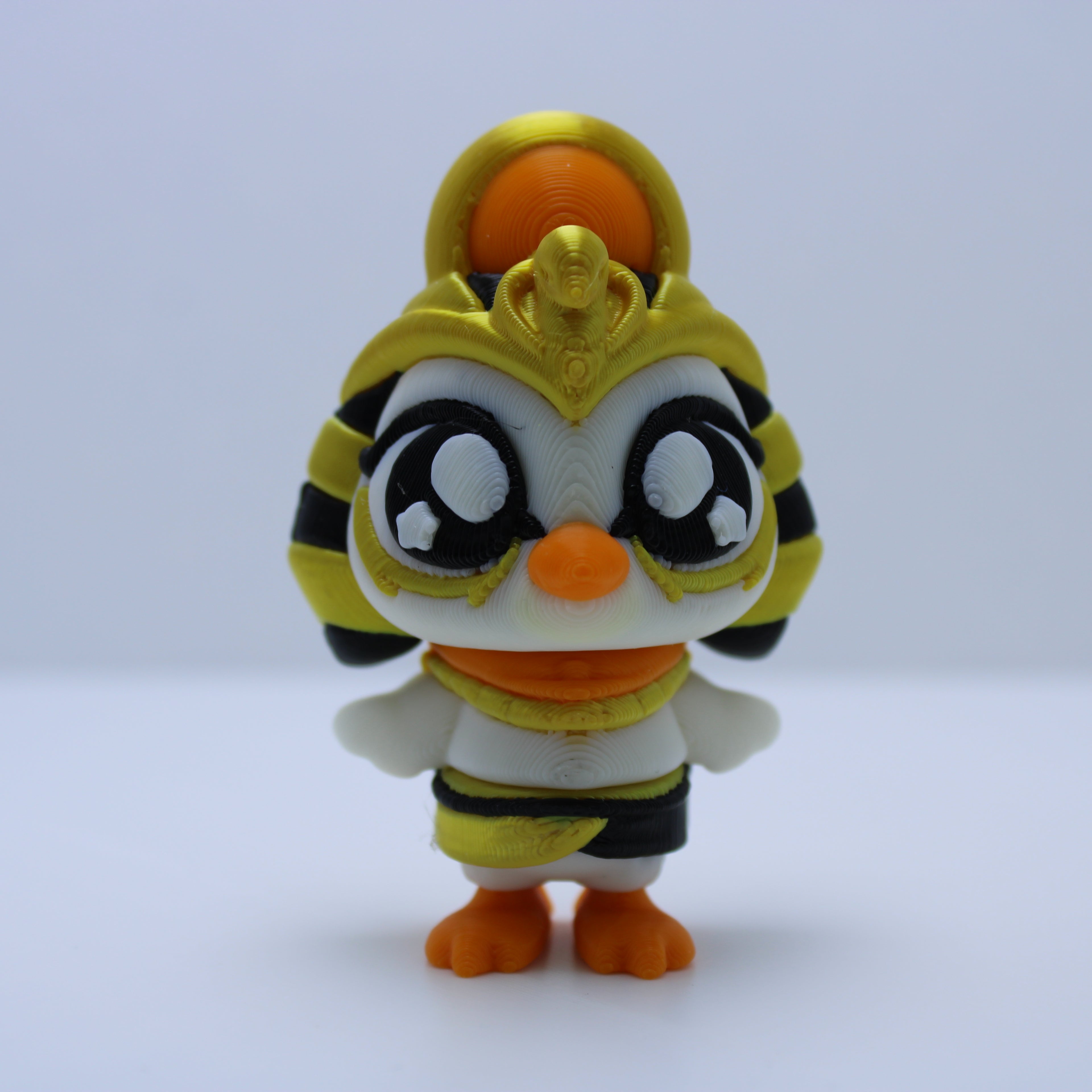 Egyptian Gods (Anubis, Ra, and Bastet)-3D printed desk buddy & keychain