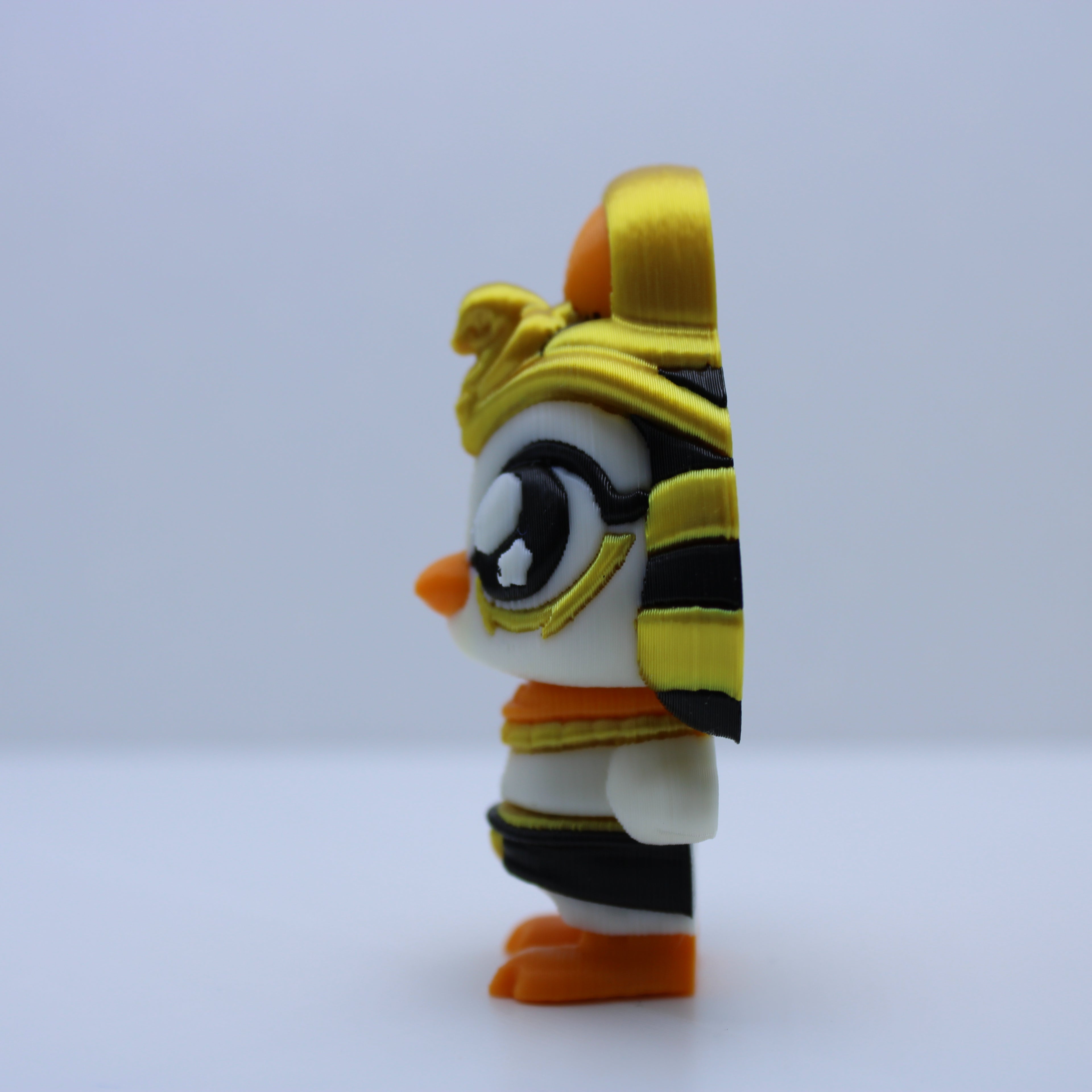 Egyptian Gods (Anubis, Ra, and Bastet)-3D printed desk buddy & keychain