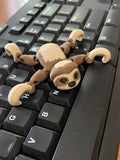 Hanging Sloth Keychain – Articulated 3D Printed Sloth Fidget Toy