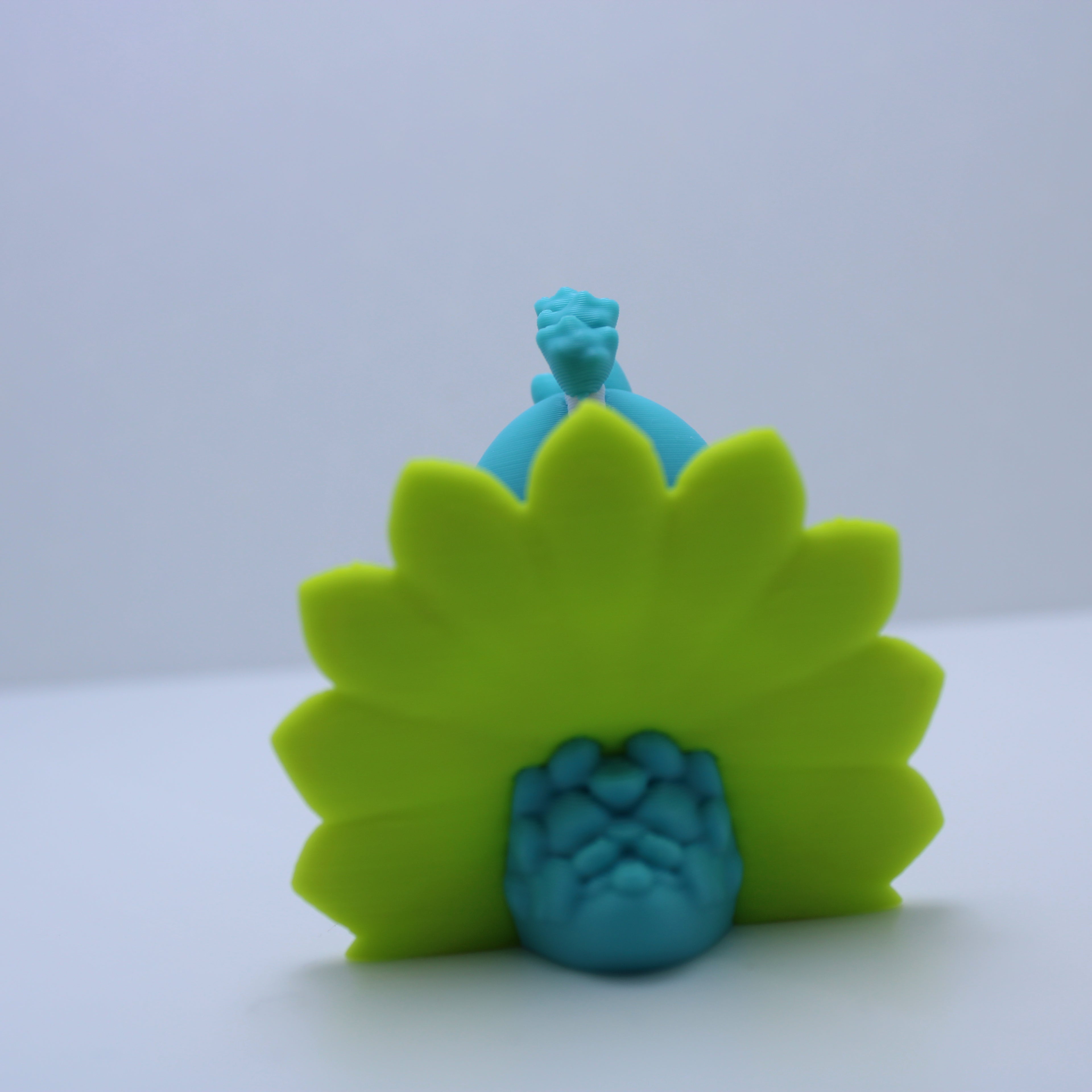 "Petunia" the Peacock -3D printed desk buddy