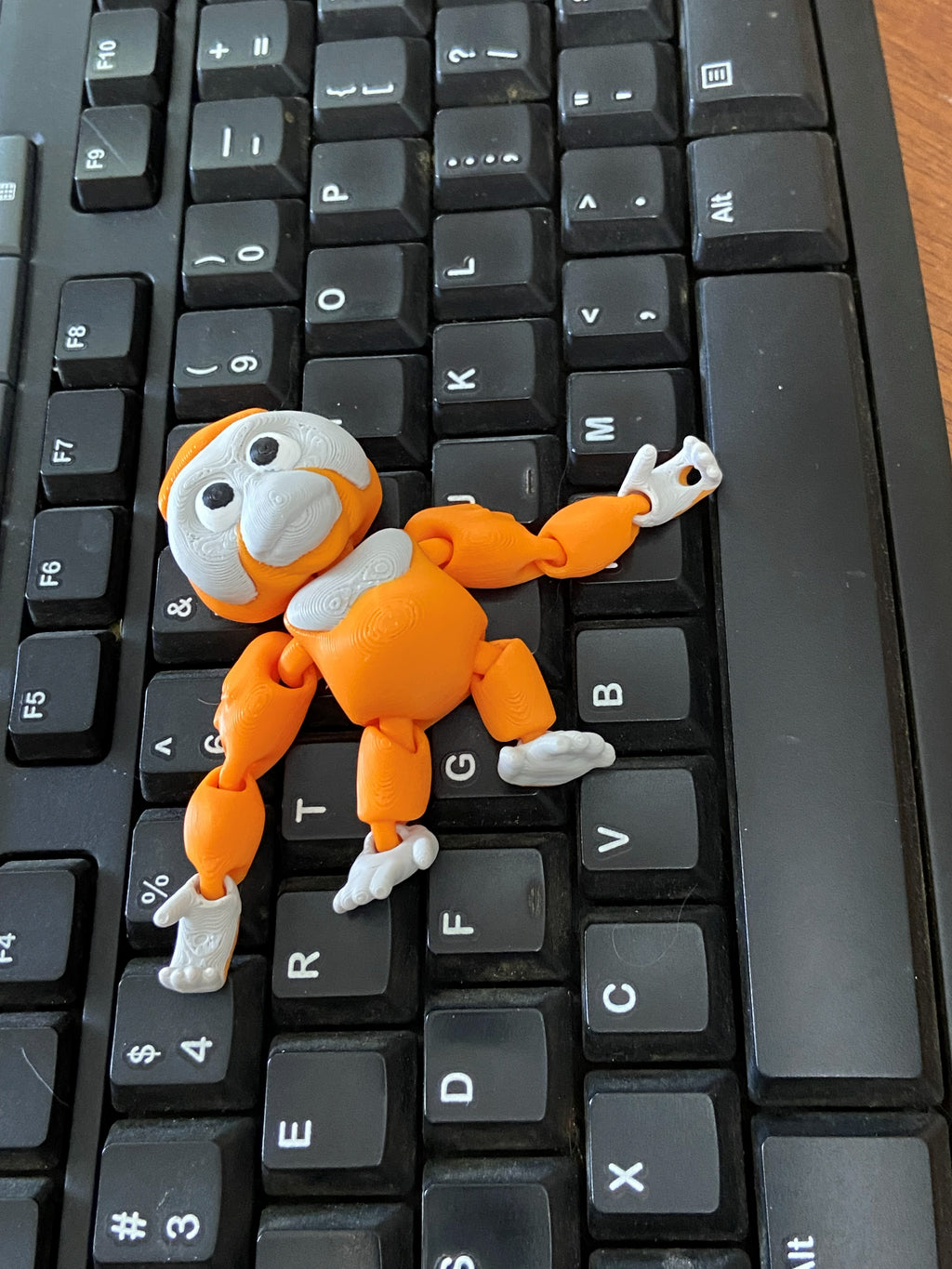 3D Printed Orangutan Figurine – Poseable Jungle Critter for Kids & Collectors