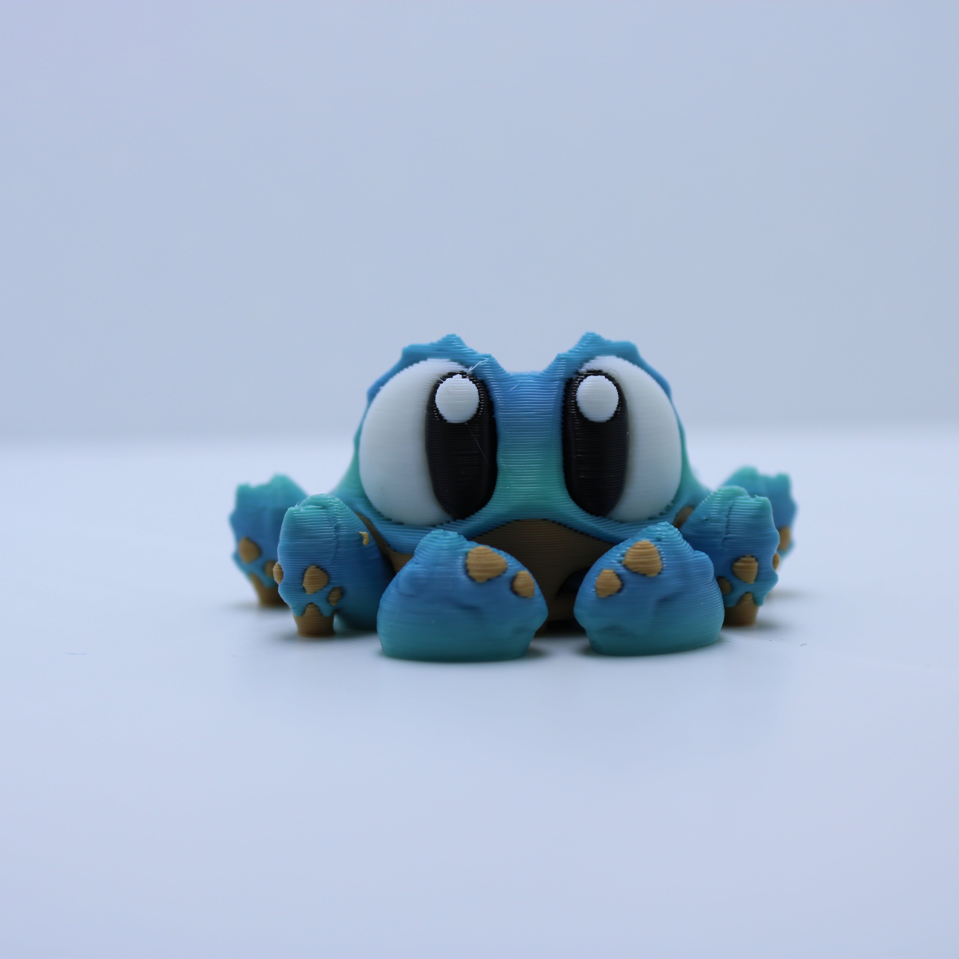 "Buster" the Small Blue Crab - 3D printed desk buddy & keychain