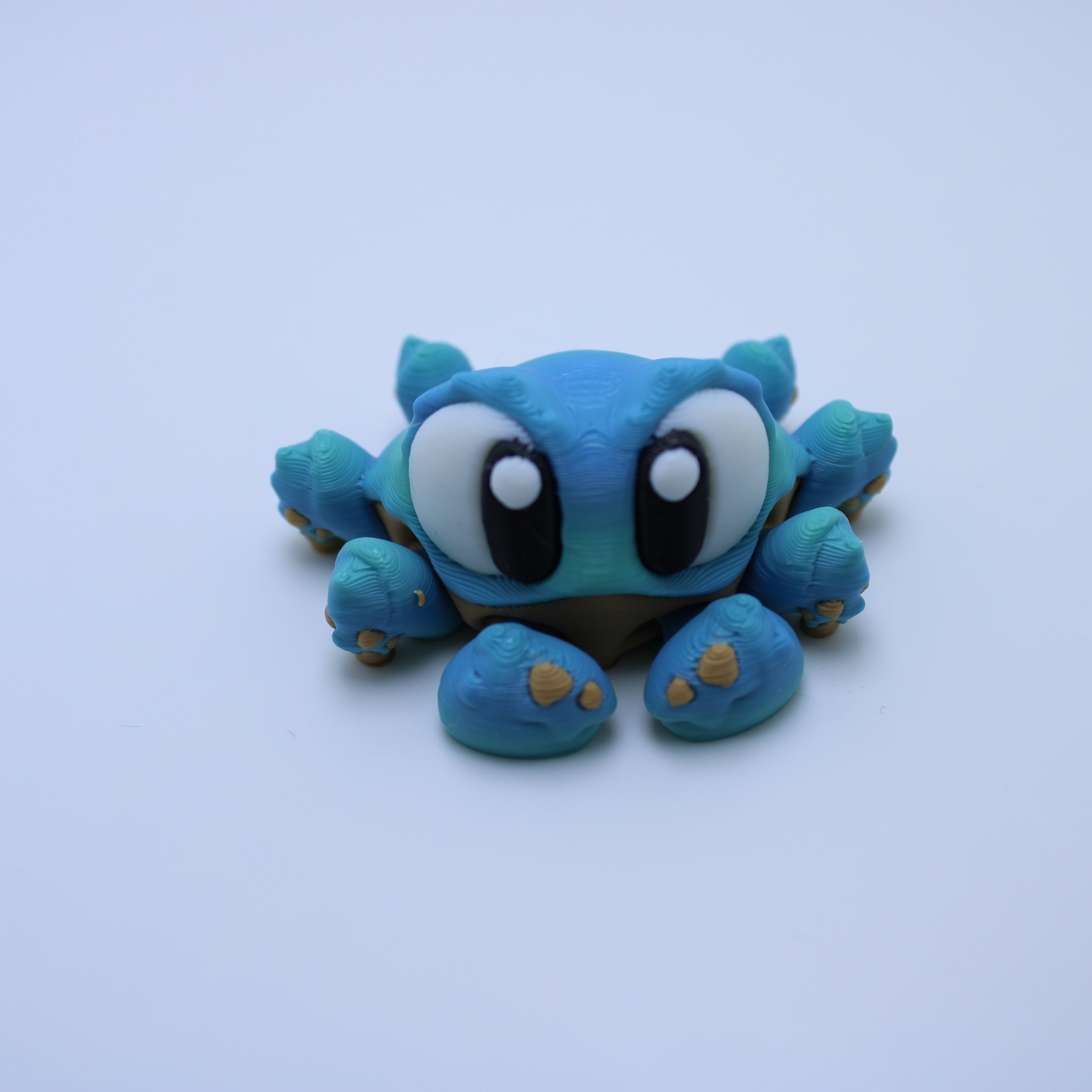 "Buster" the Small Blue Crab - 3D printed desk buddy & keychain