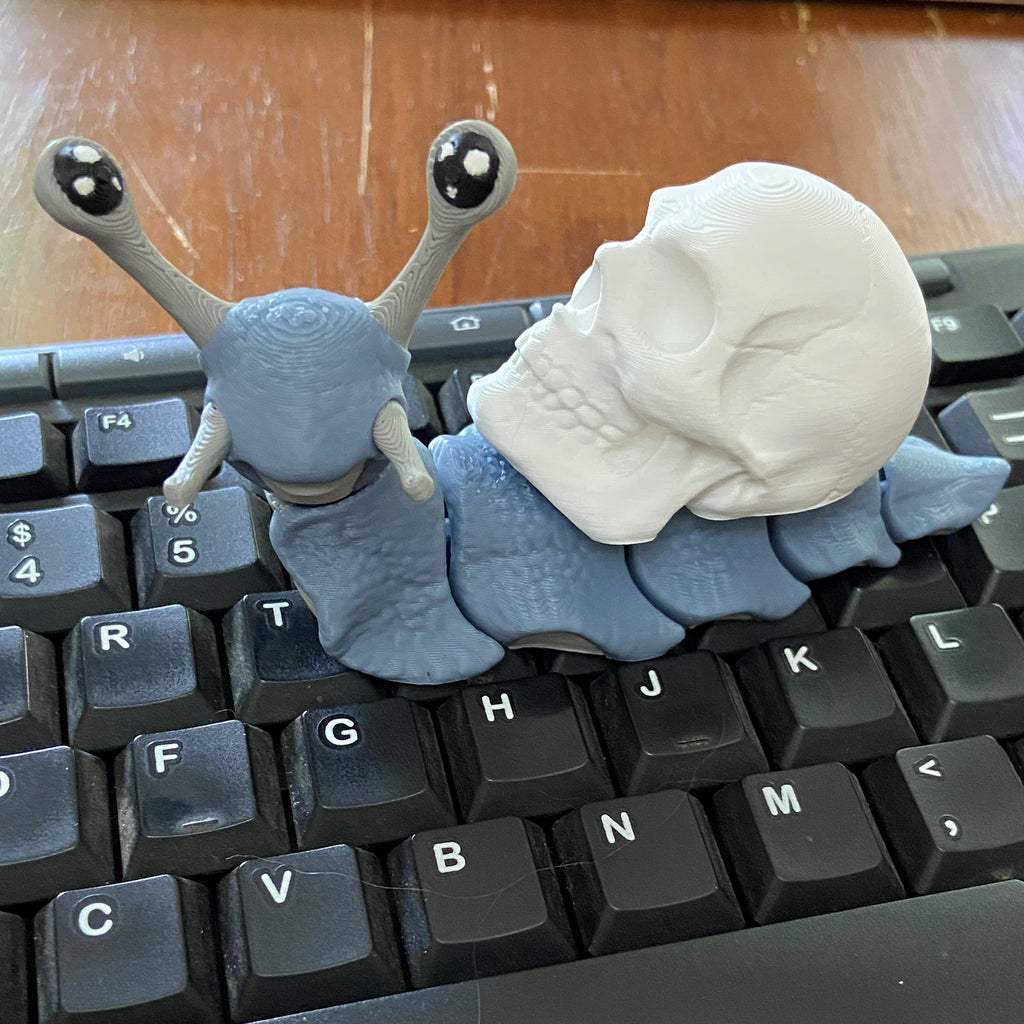 Sweet Snail Fidget  – 3d Printed Desk Companion