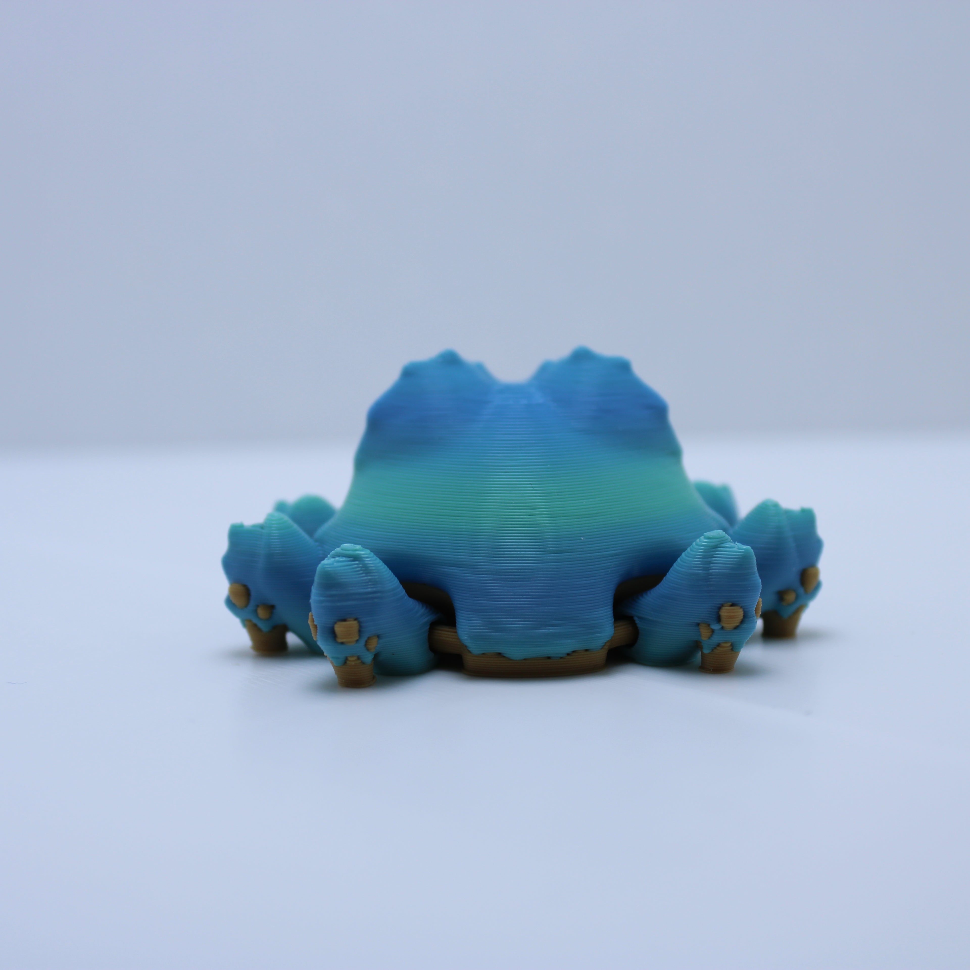 "Buster" the Small Blue Crab - 3D printed desk buddy & keychain