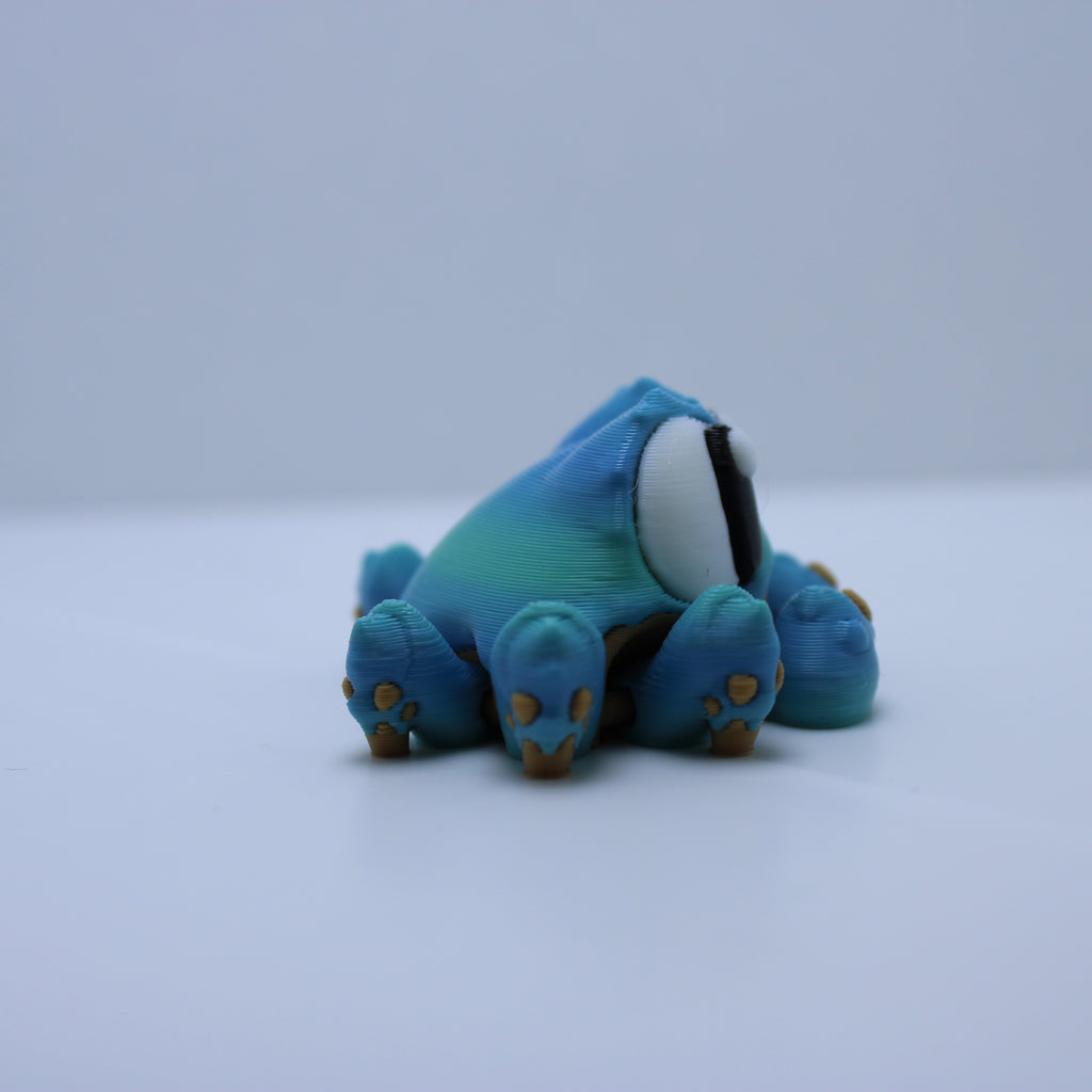 "Buster" the Small Blue Crab - 3D printed desk buddy & keychain