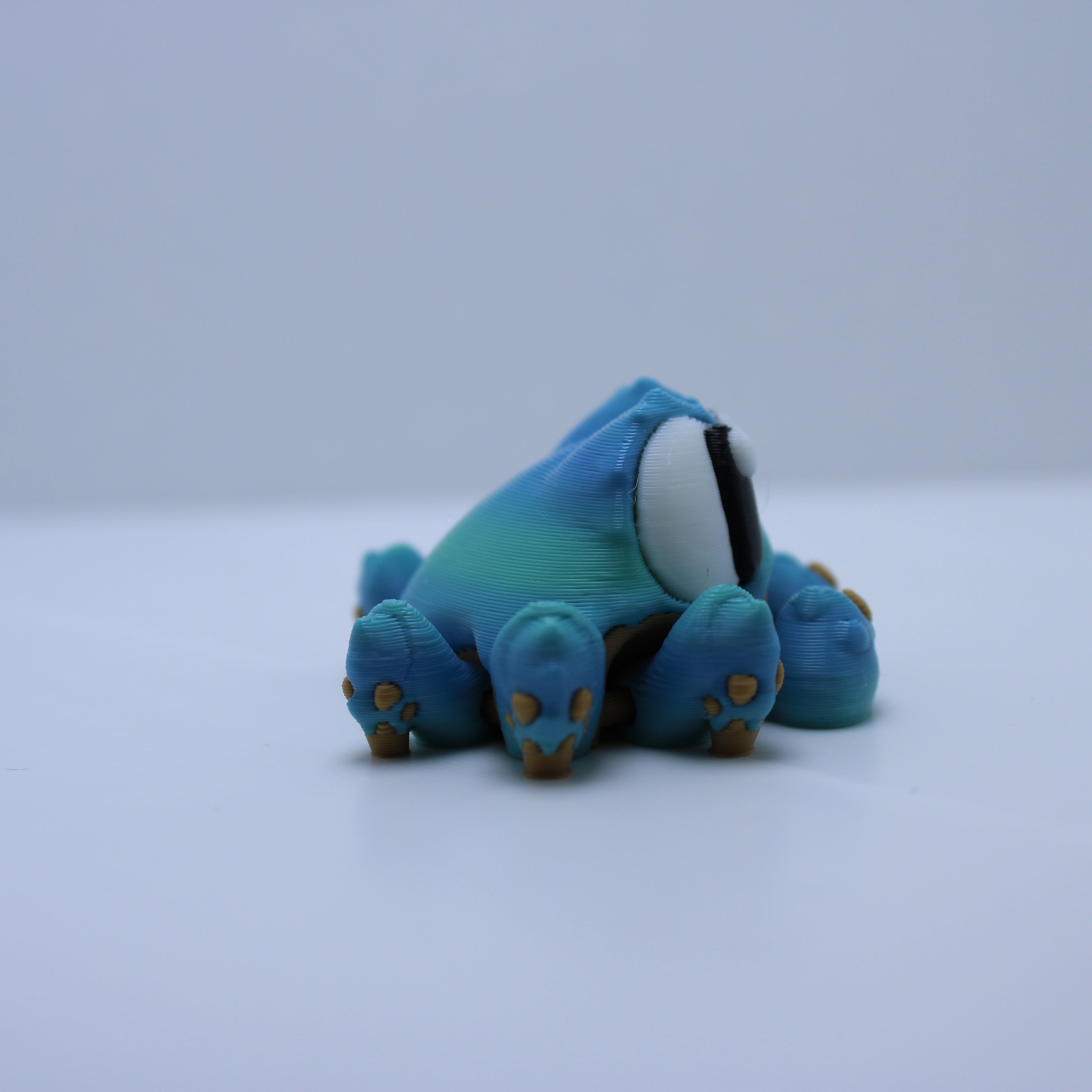 "Buster" the Small Blue Crab - 3D printed desk buddy & keychain