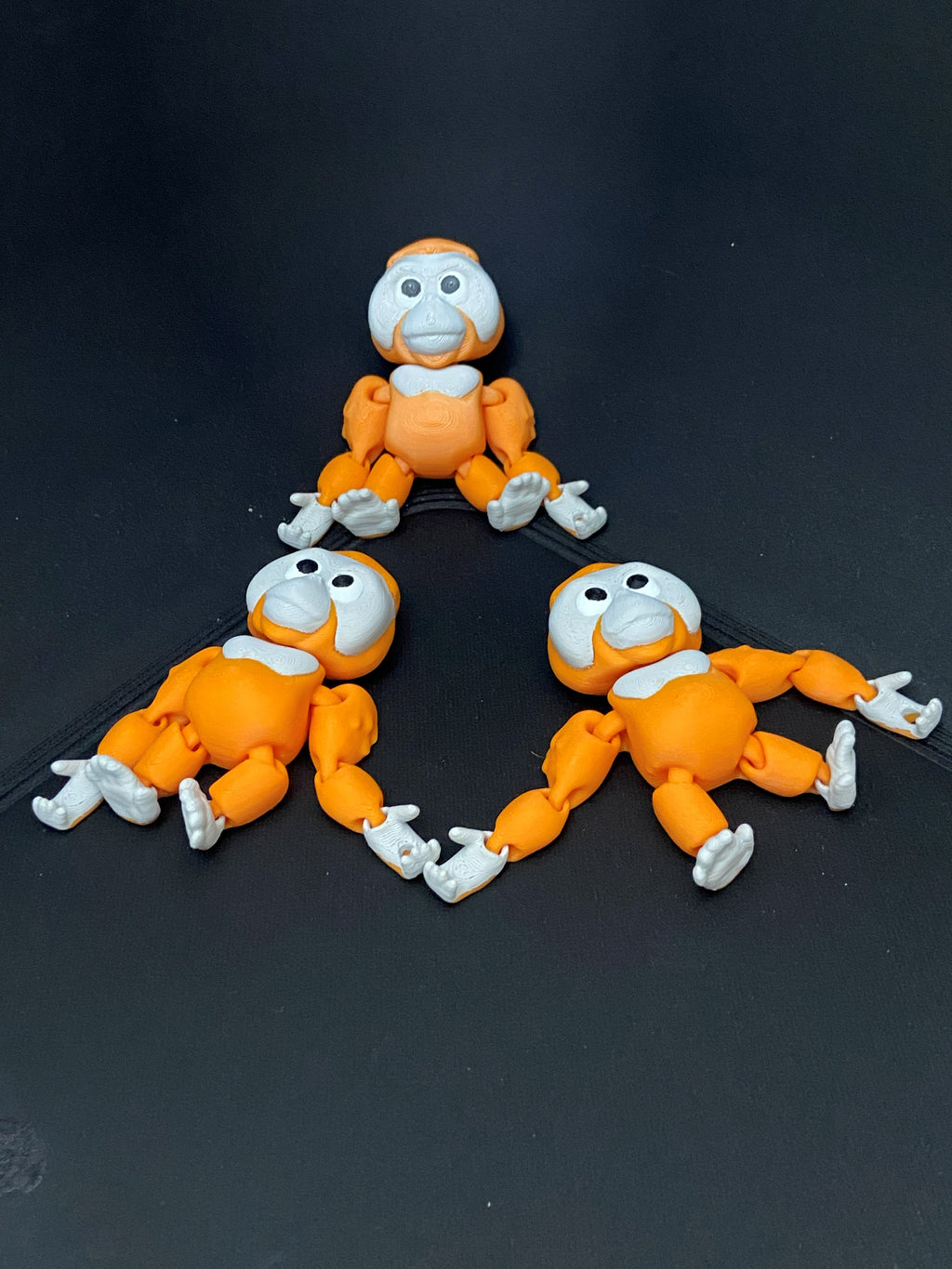 3D Printed Orangutan Figurine – Poseable Jungle Critter for Kids & Collectors