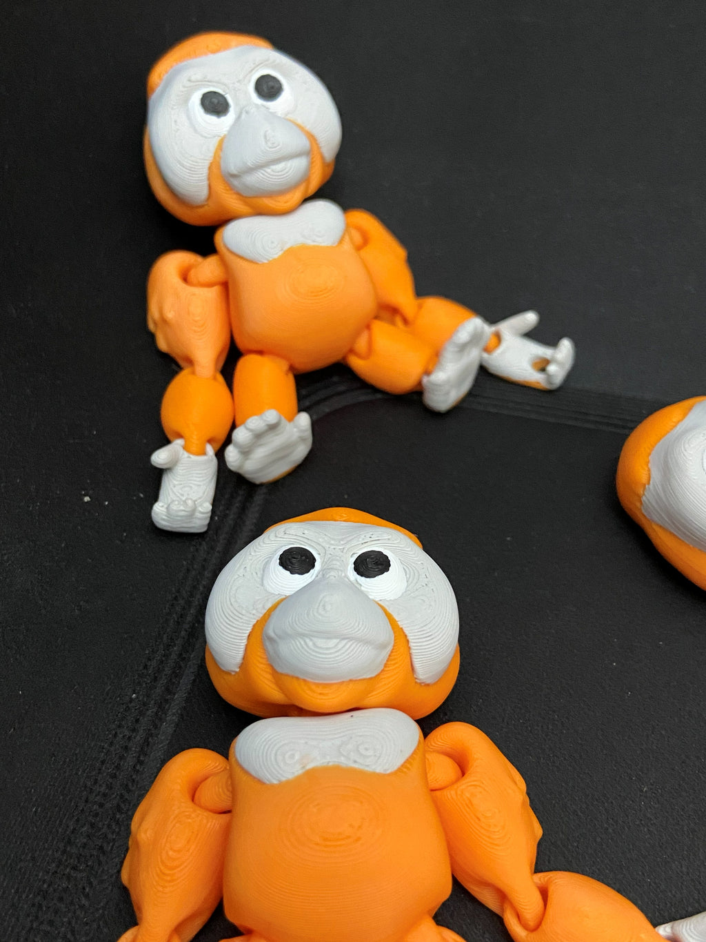 3D Printed Orangutan Figurine – Poseable Jungle Critter for Kids & Collectors