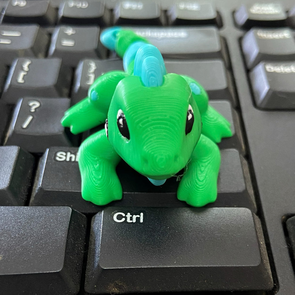 Irresistible Iguana Fidget –  3D Printed Desk Buddy & Keychain