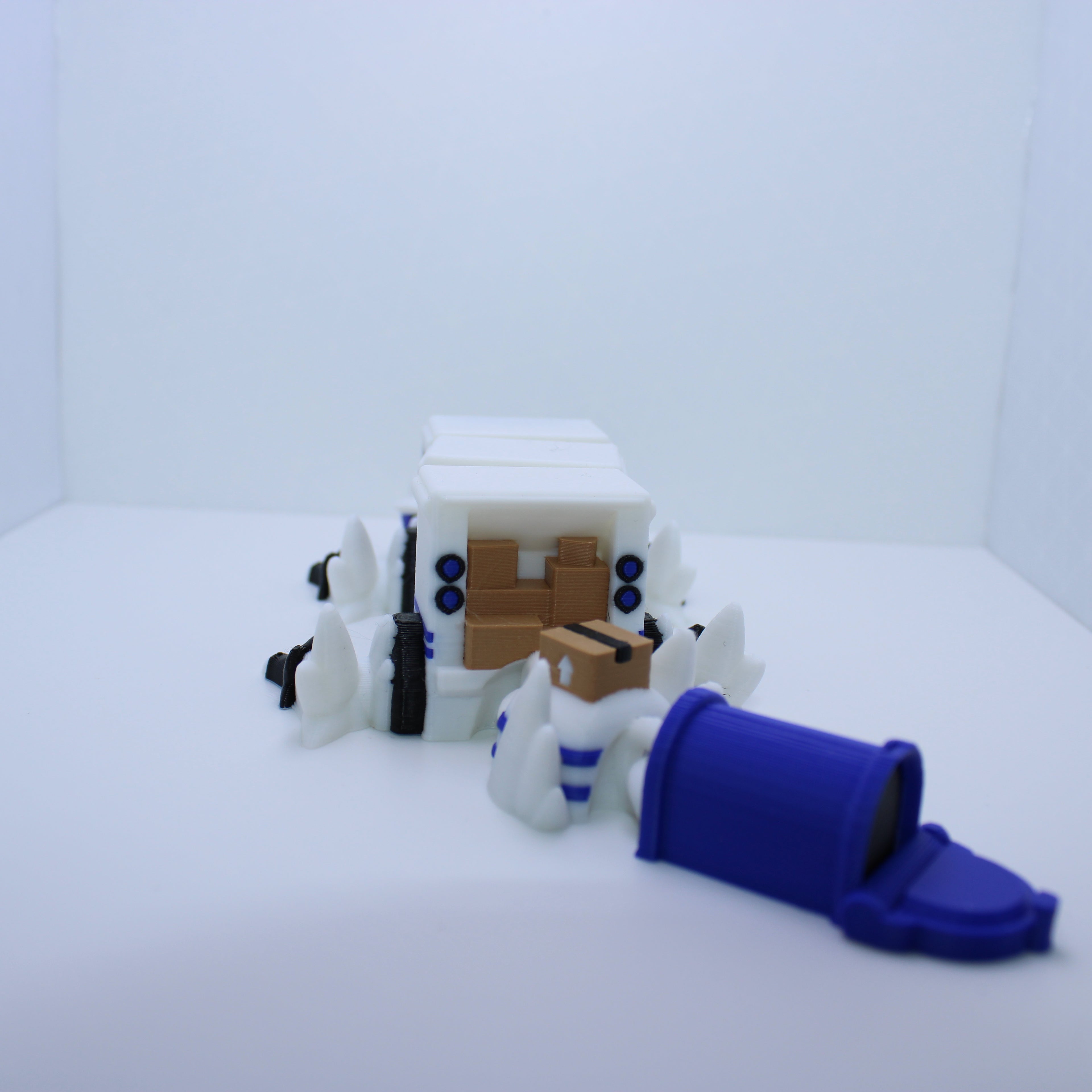 "Pint Sized" Articulated Dragons-3D printed desk companions