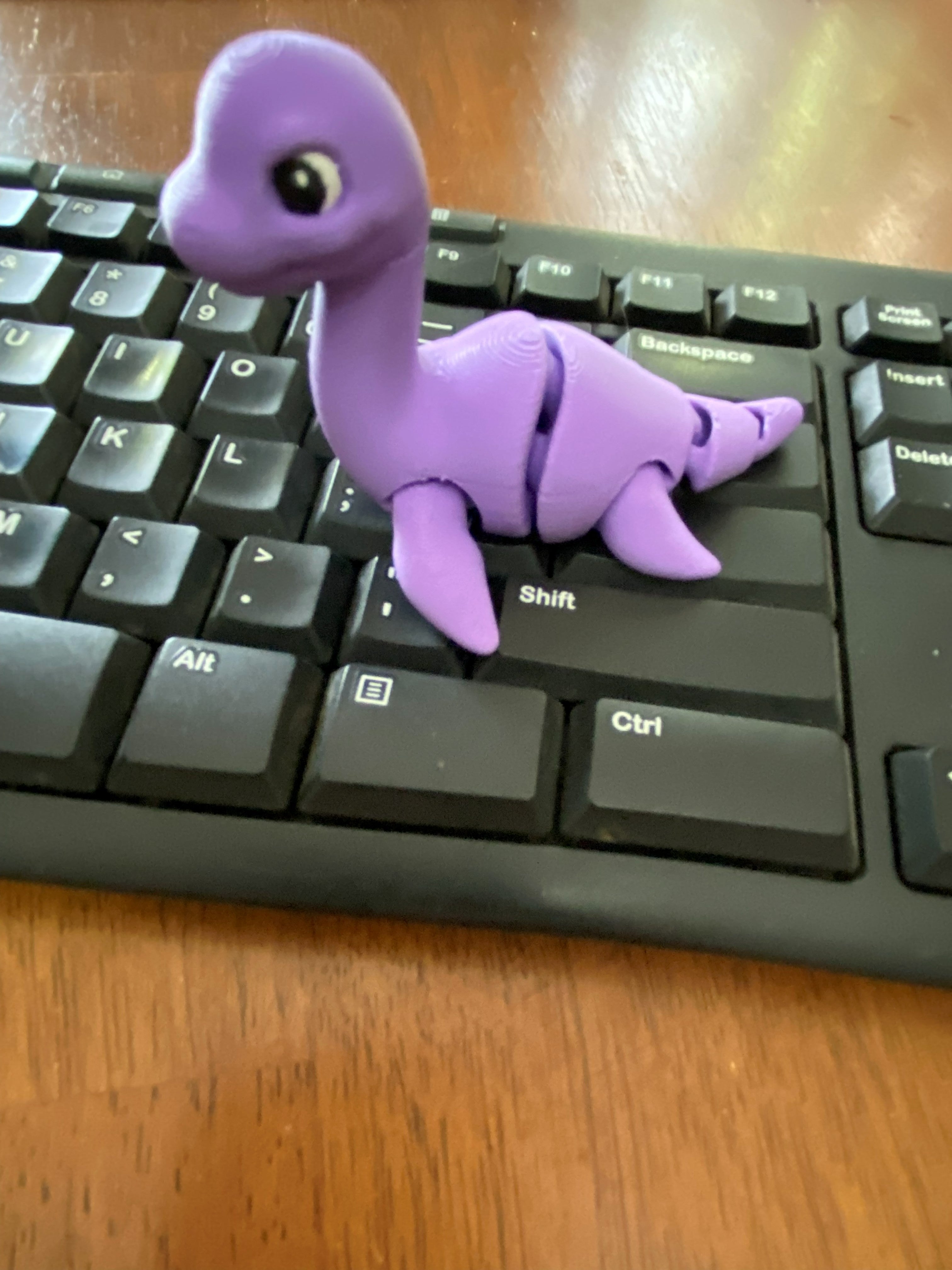 Magical Liopleurodon Fidget — 3D Printed Articulated Sea Creature