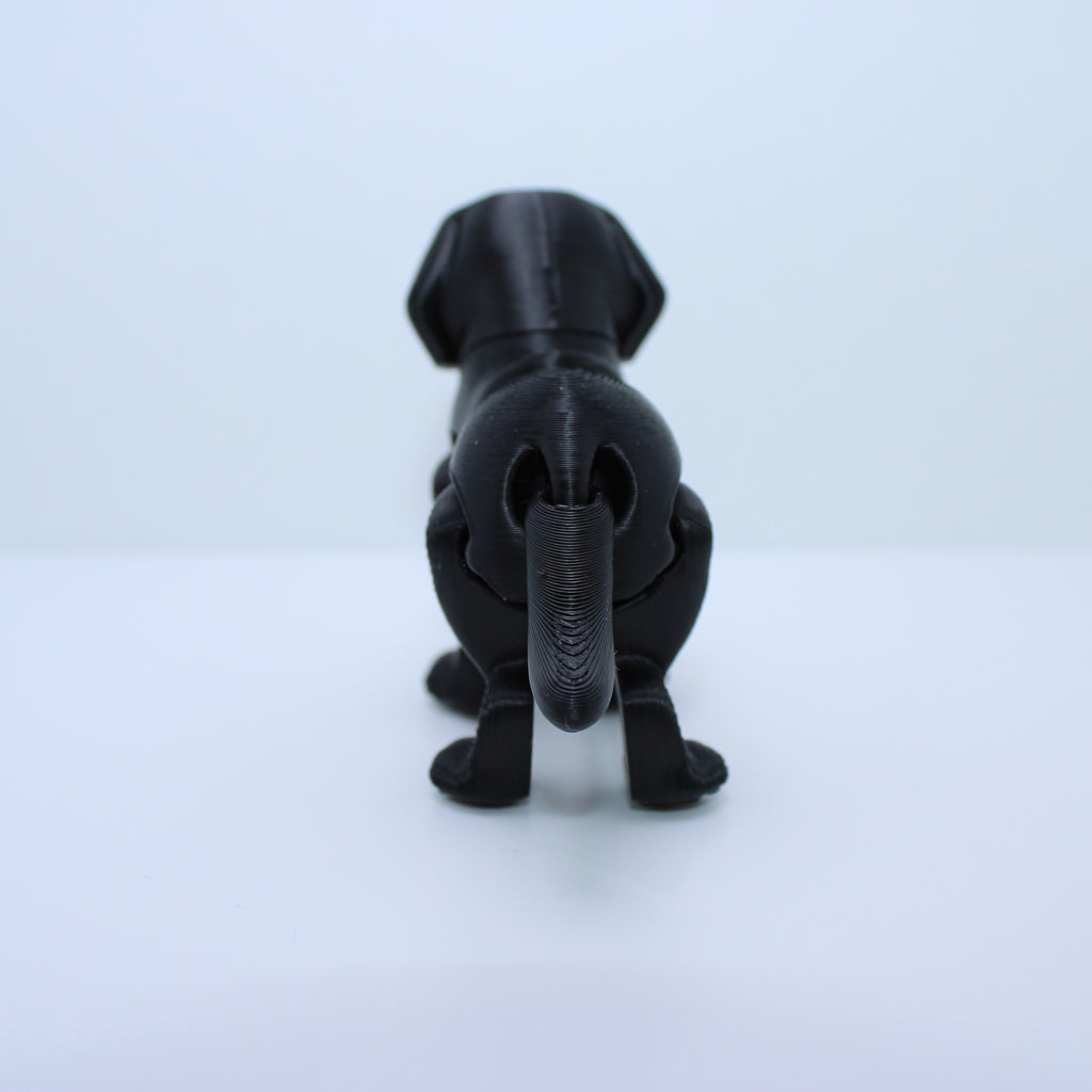 "Smokey" the Black Lab -3D printed desk buddy & keychain