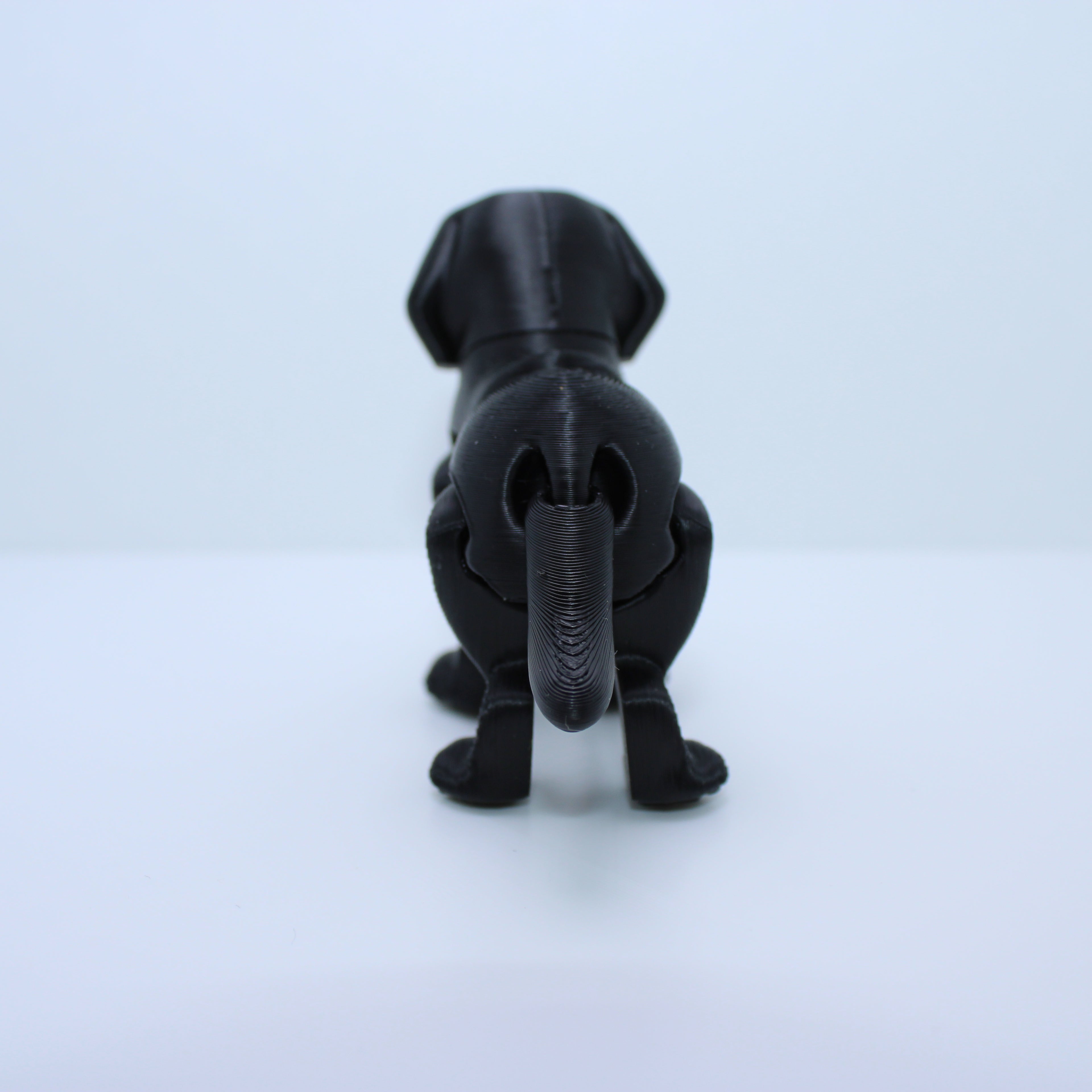 "Smokey" the Black Lab -3D printed desk buddy & keychain