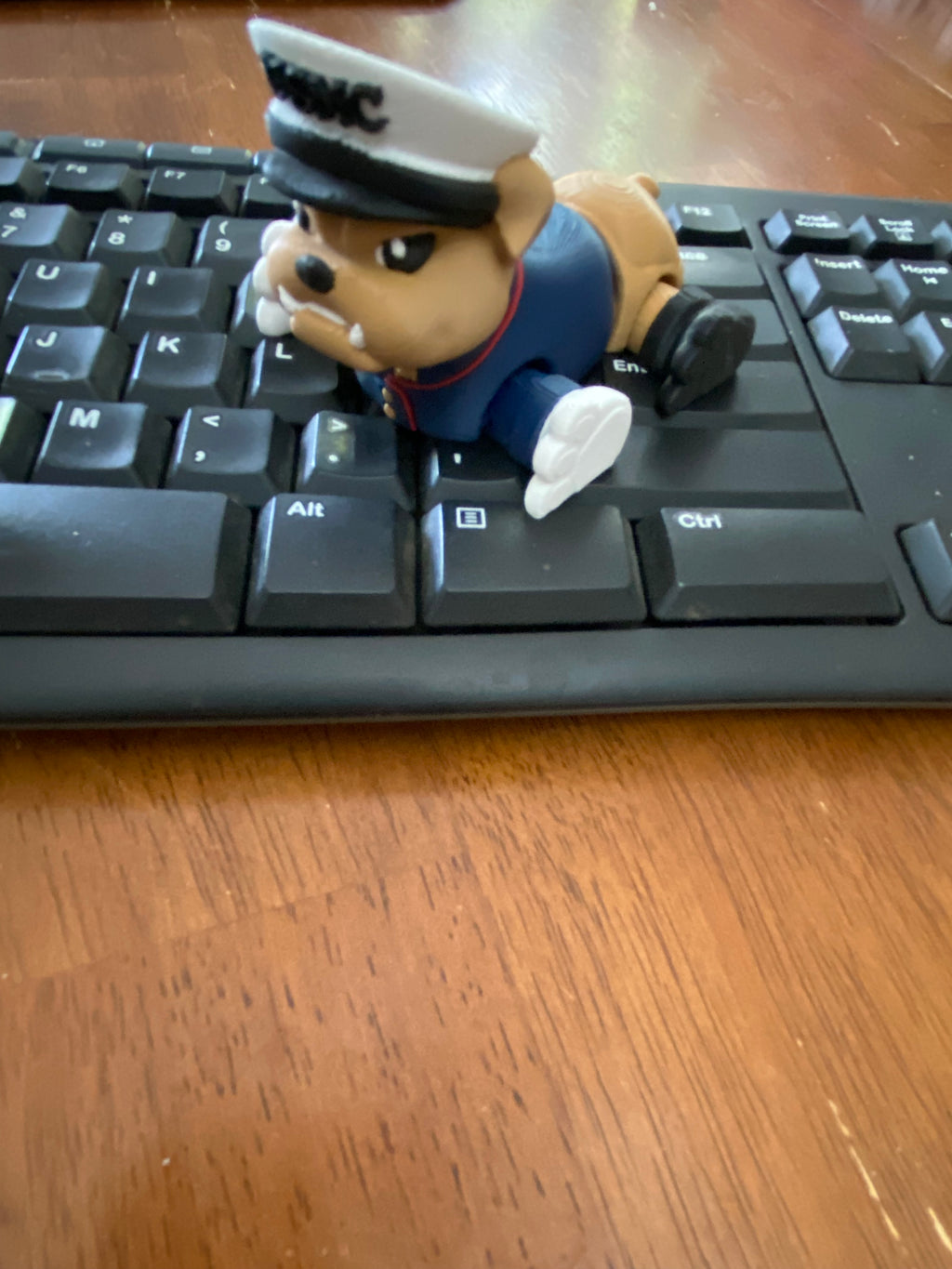 USMC Bulldog Desk Mascot