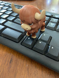 Little Highland Cow Fidgets – Handmade Desk Companions