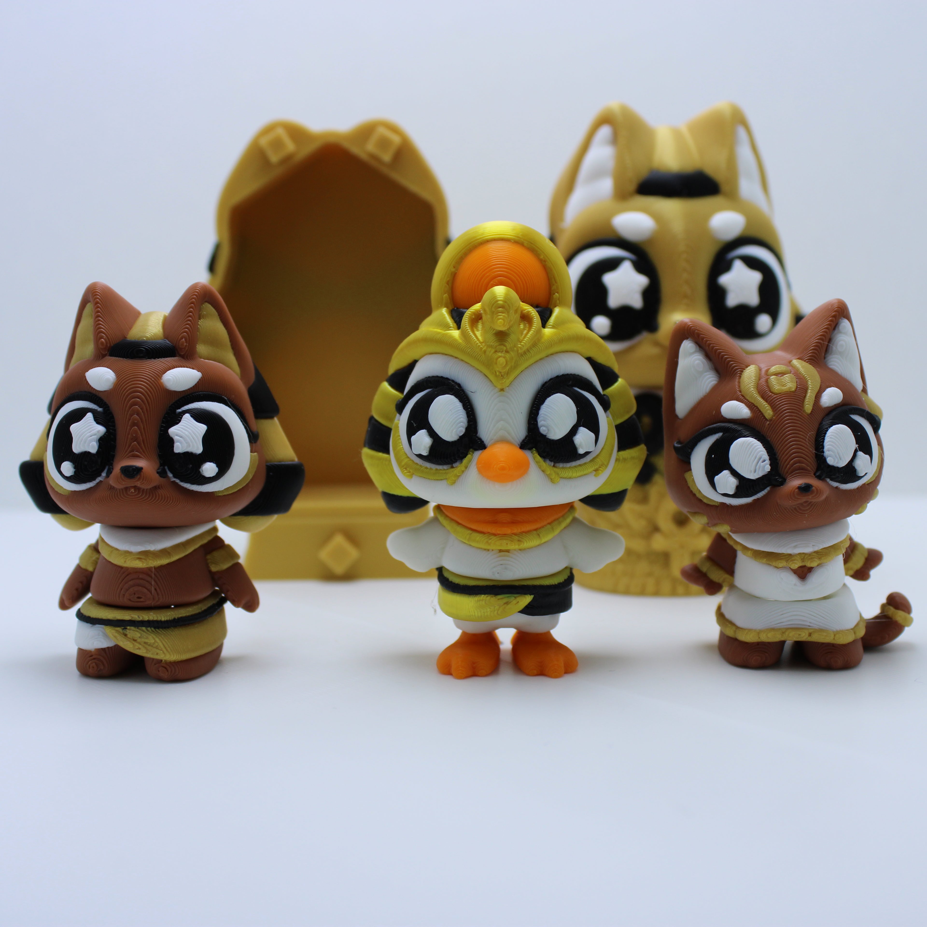 Egyptian Display (with or without Egyptian Gods)-3D printed desk companion