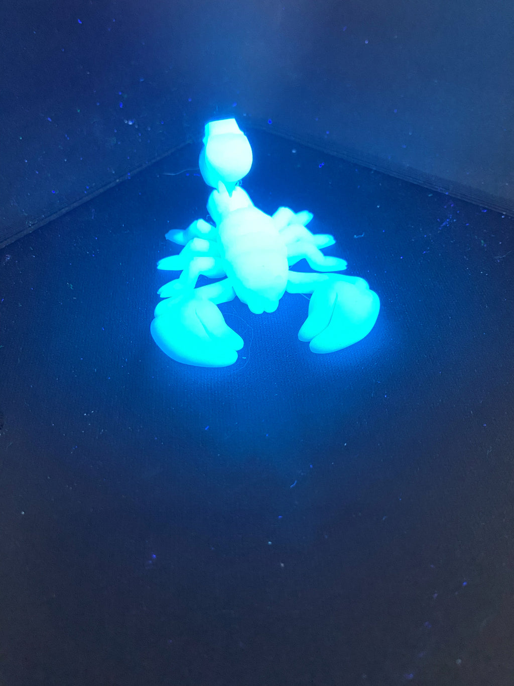 Glow‑in‑the‑Dark Scorpion Fidget – Fluorescent 3D Printed Desk Buddy