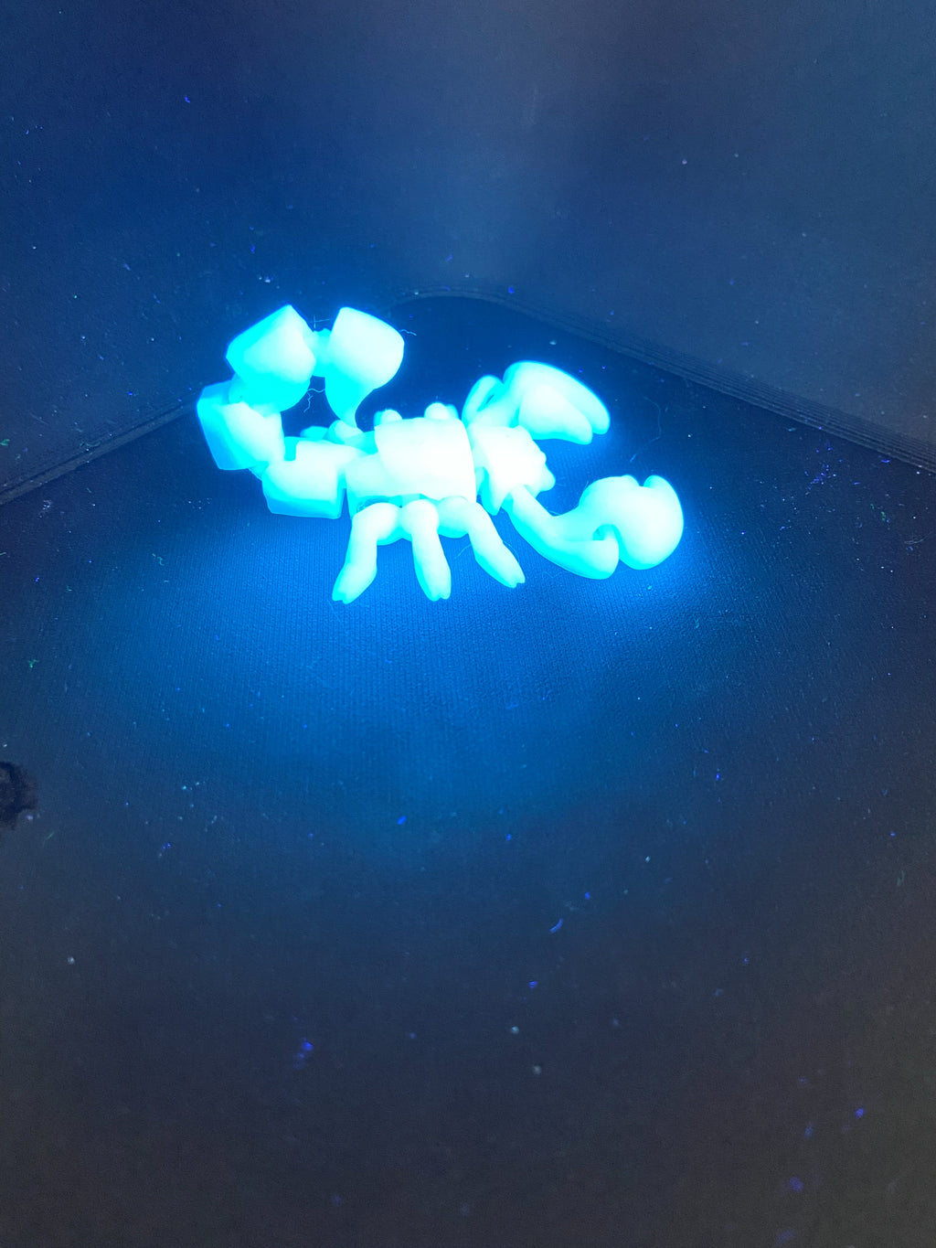 Glow‑in‑the‑Dark Scorpion Fidget – Fluorescent 3D Printed Desk Buddy