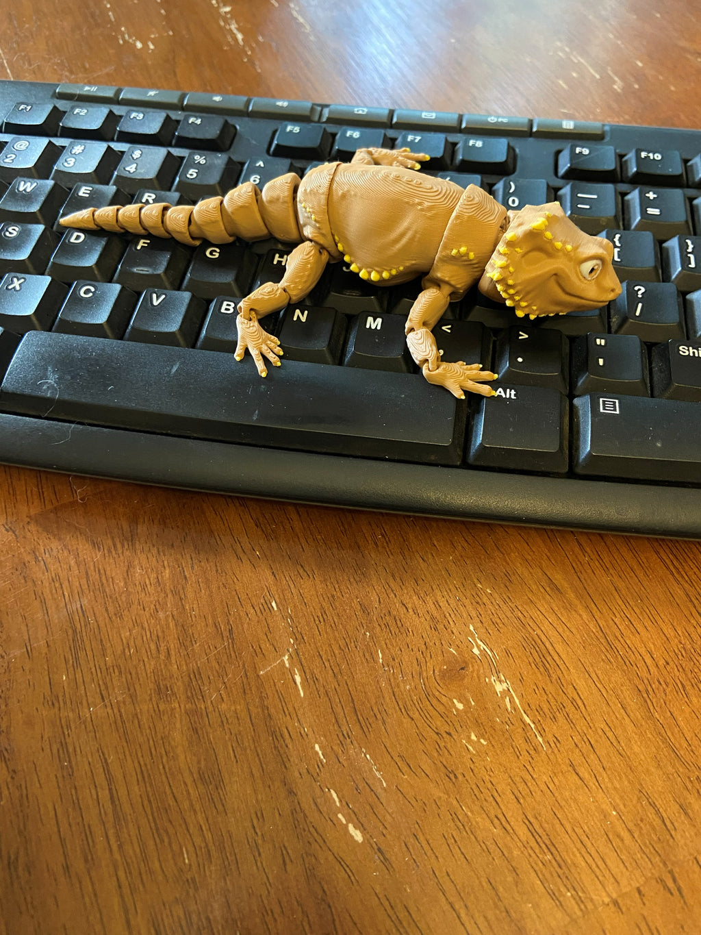 Realistic Bearded Dragon Fidget – 3D Printed Articulated Desk Buddy