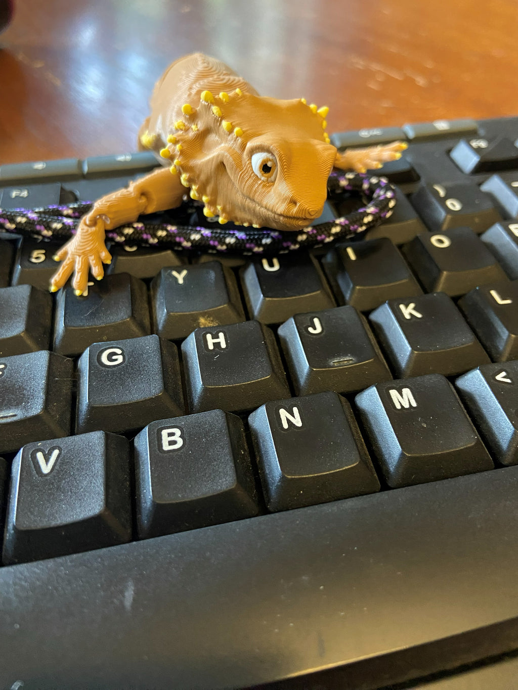 Realistic Bearded Dragon Fidget – 3D Printed Articulated Desk Buddy
