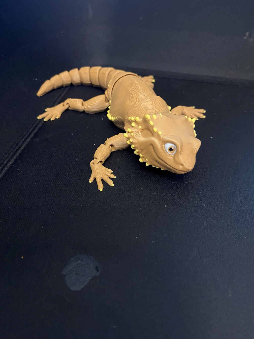 Realistic Bearded Dragon Fidget – 3D Printed Articulated Desk Buddy