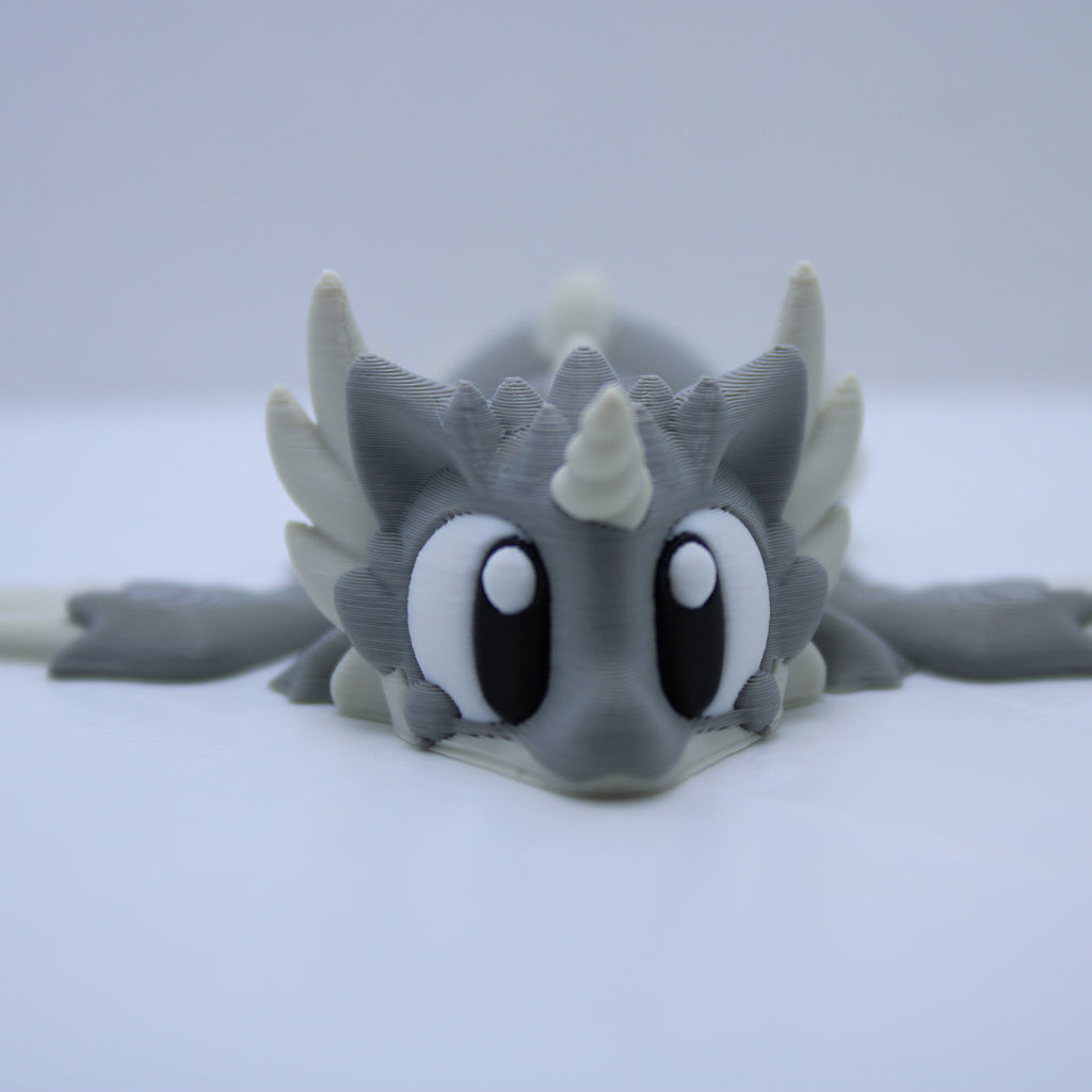 Elemental Dragons with Eggs - 3d printed desk companion