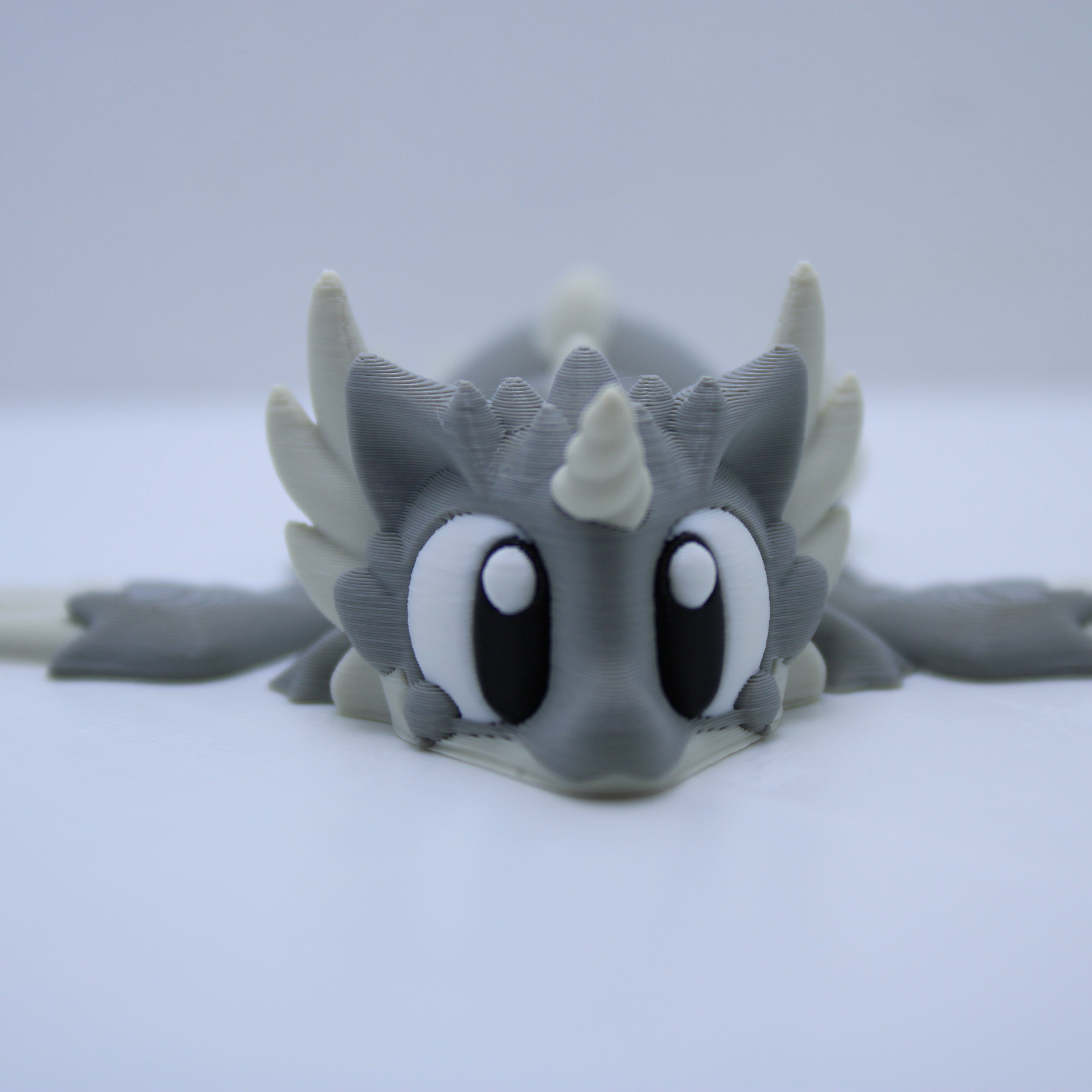 Elemental Dragons with Eggs - 3d printed desk companion