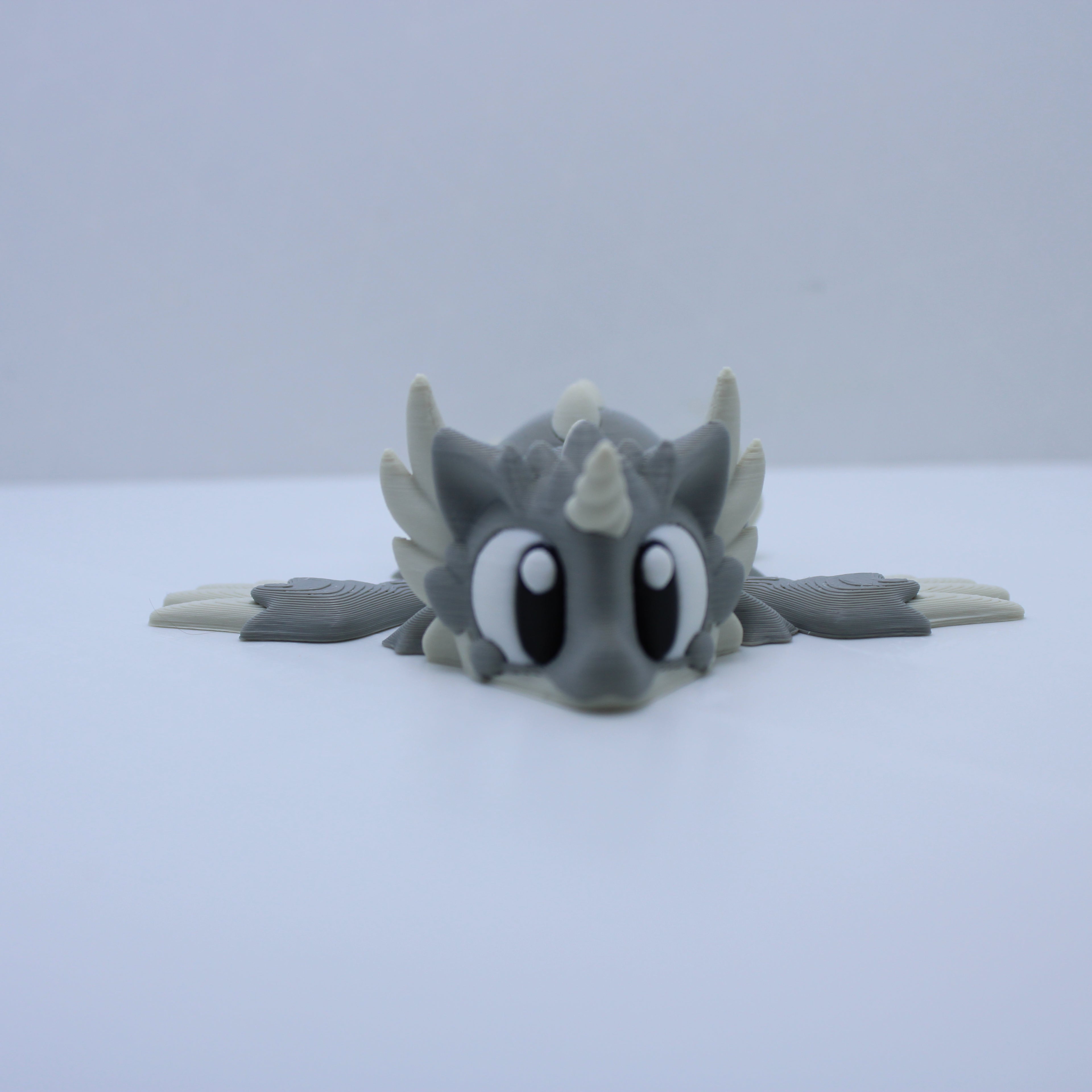 Elemental Dragons with Eggs - 3d printed desk companion