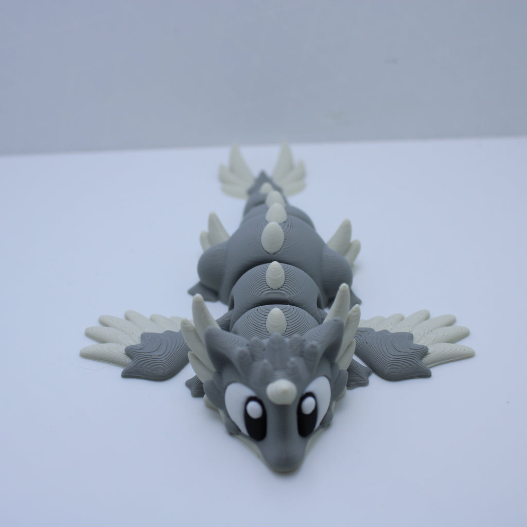 Elemental Dragons with Eggs - 3d printed desk companion