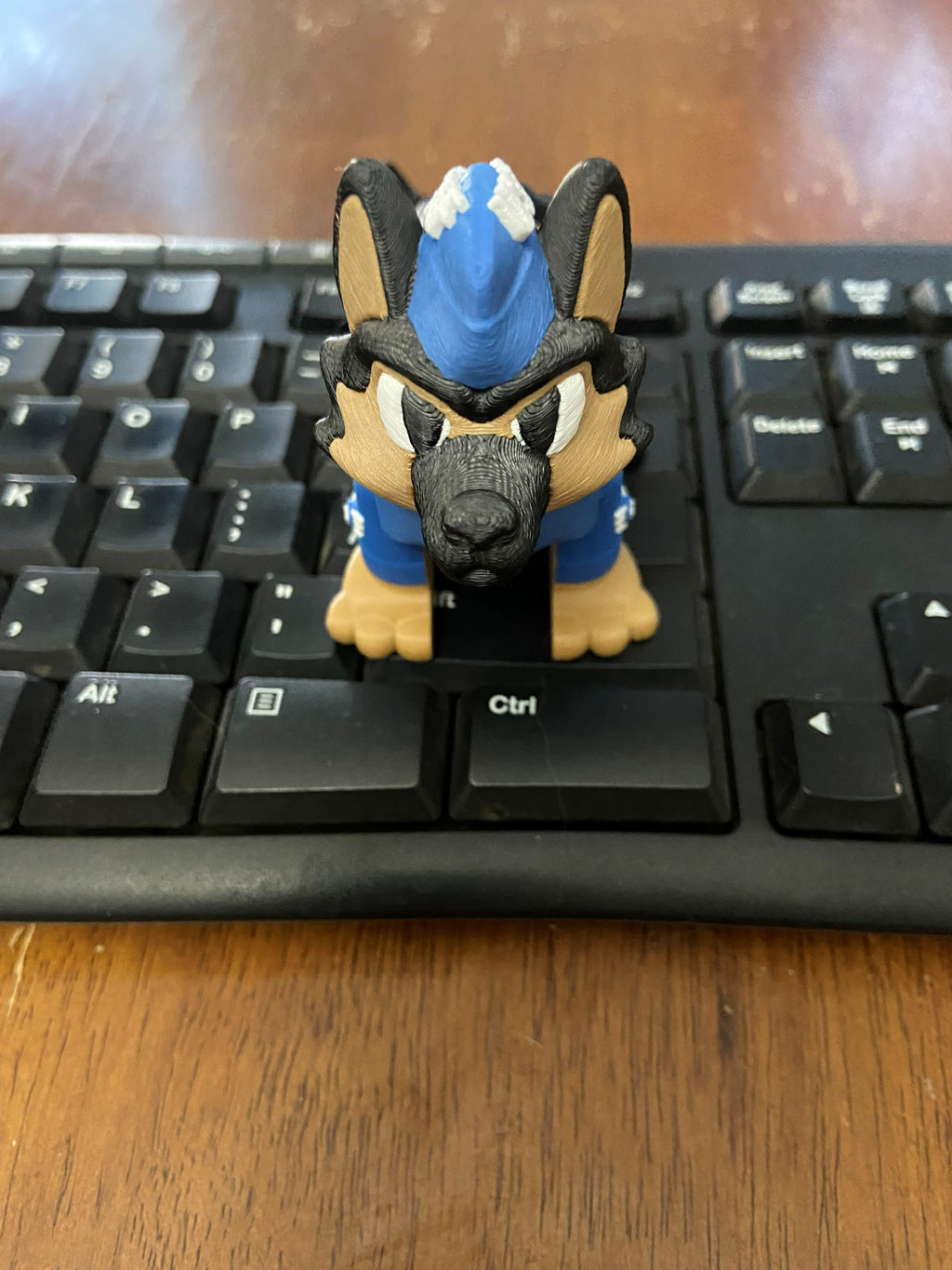 Military Mascot Dog – 3D Printed Fidget Desk Buddy (Flag or No Flag) – Veteran, Police, Air Force, Marine Corps, Army, Navy
