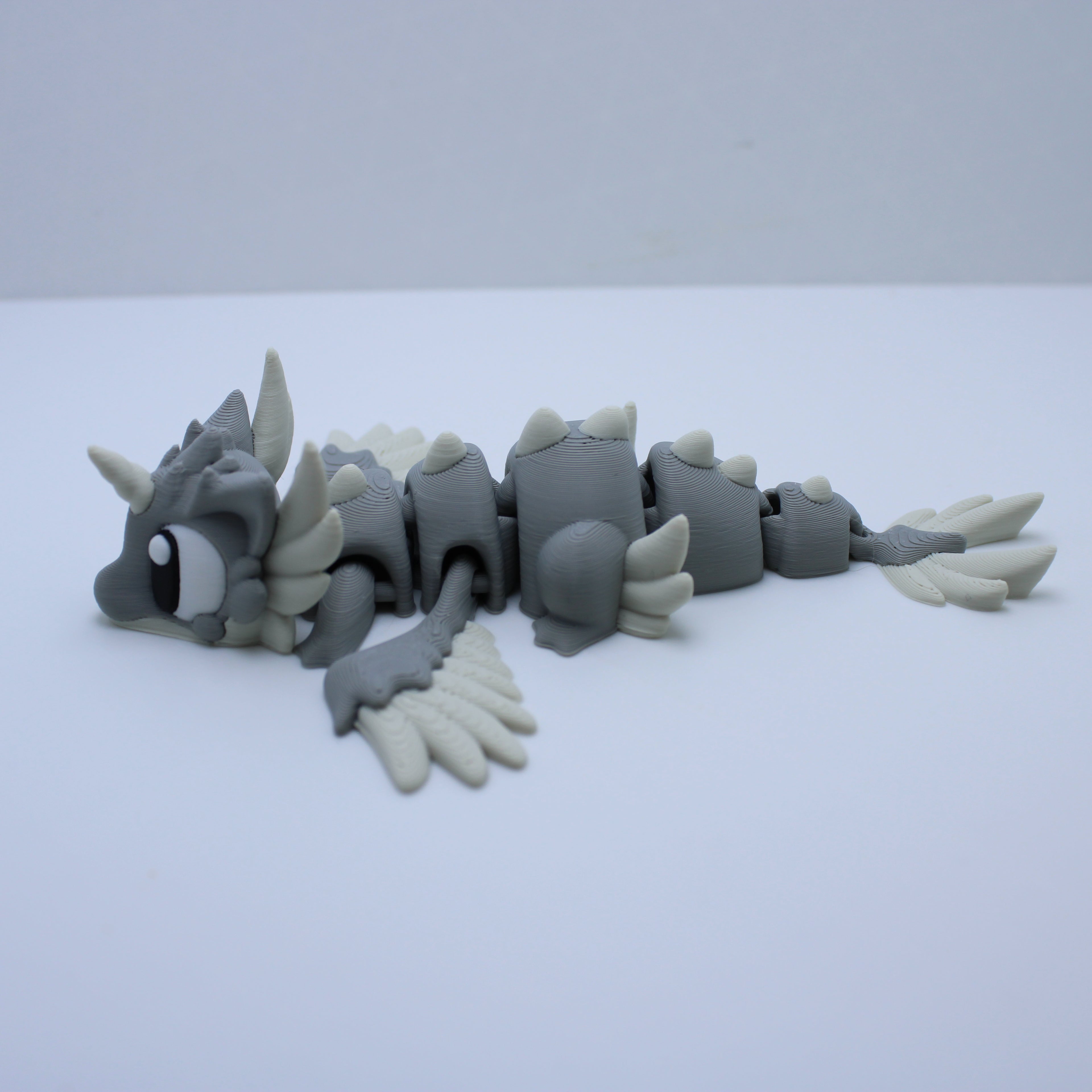 Elemental Dragons with Eggs - 3d printed desk companion