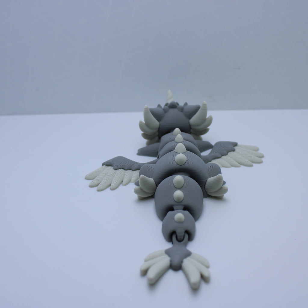 Elemental Dragons with Eggs - 3d printed desk companion
