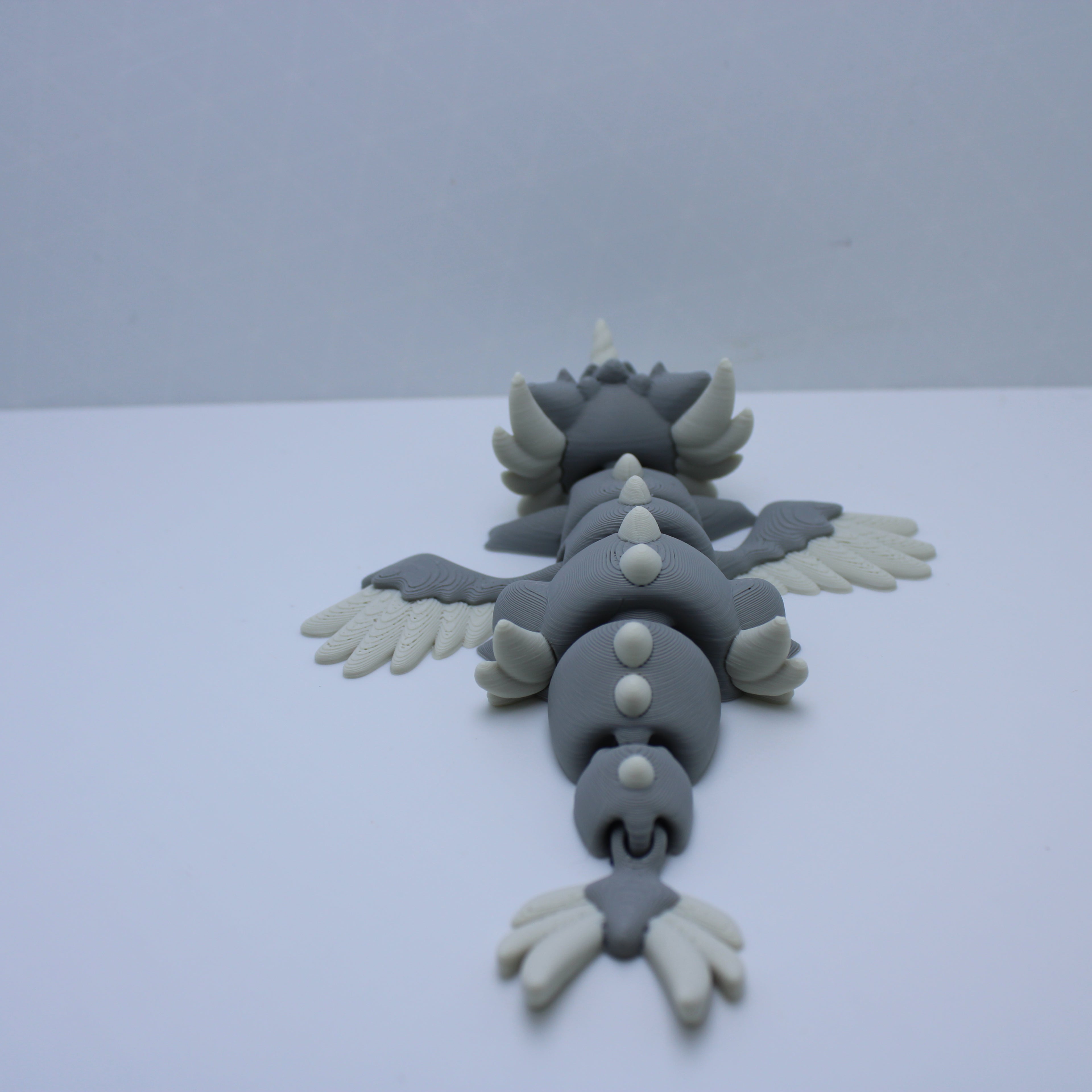 Elemental Dragons with Eggs - 3d printed desk companion