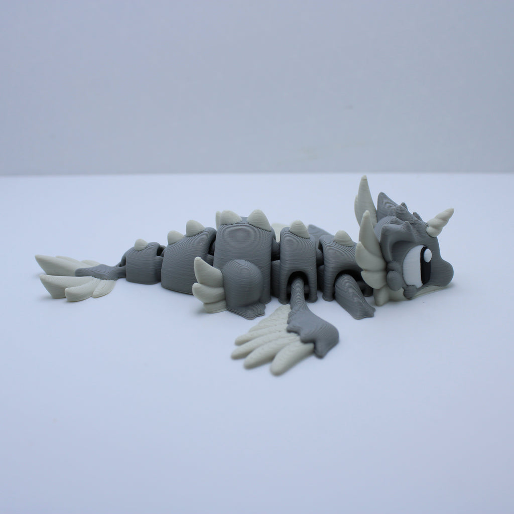 Elemental Dragons with Eggs - 3d printed desk companion