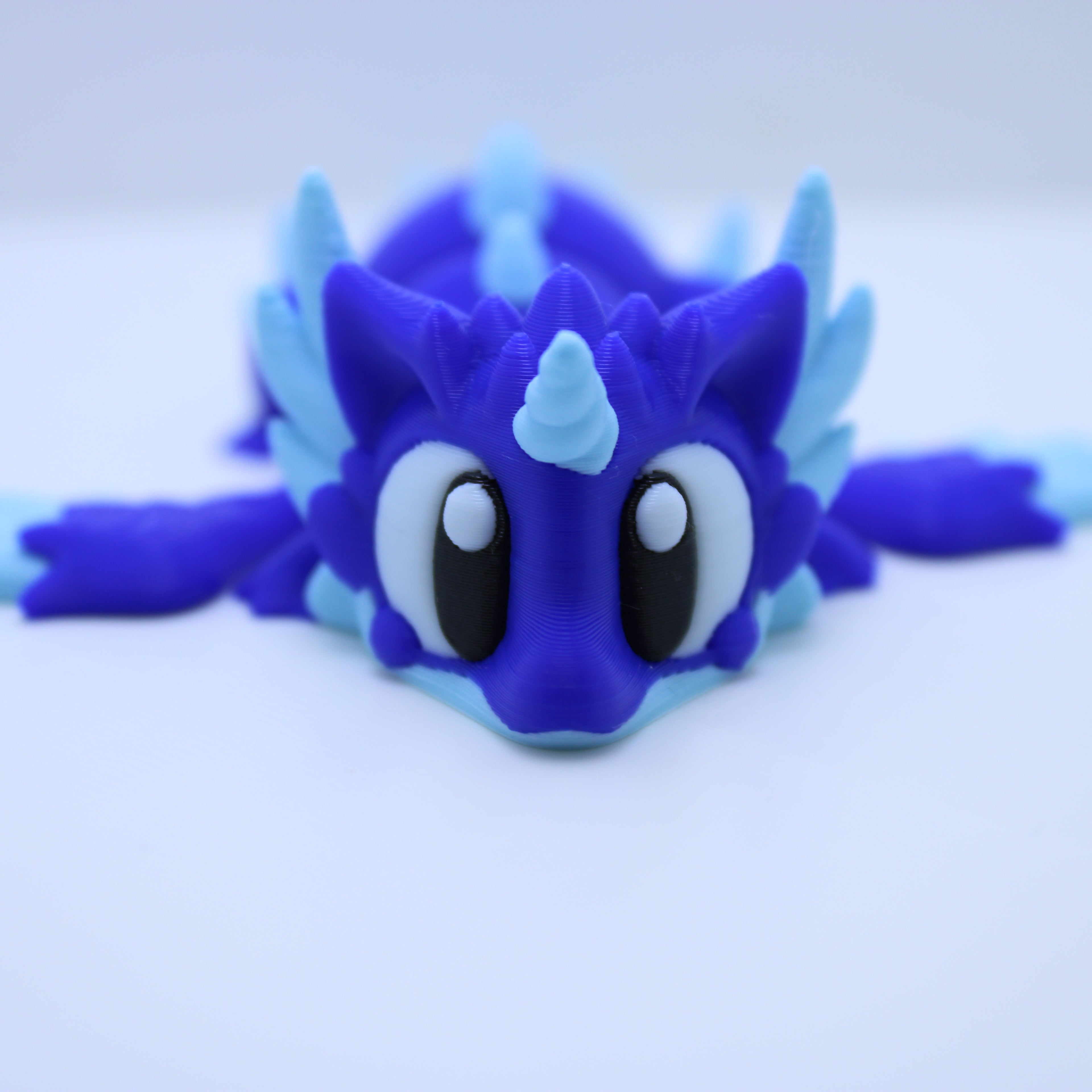 Elemental Dragons with Eggs - 3d printed desk companion