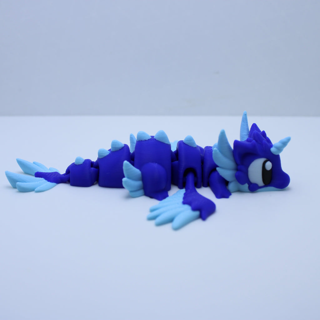 Elemental Dragons with Eggs - 3d printed desk companion