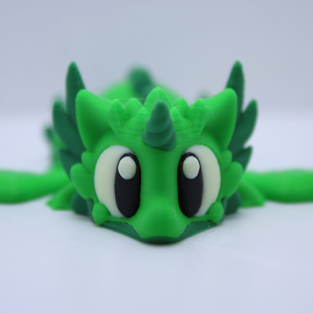Elemental Dragons with Eggs - 3d printed desk companion
