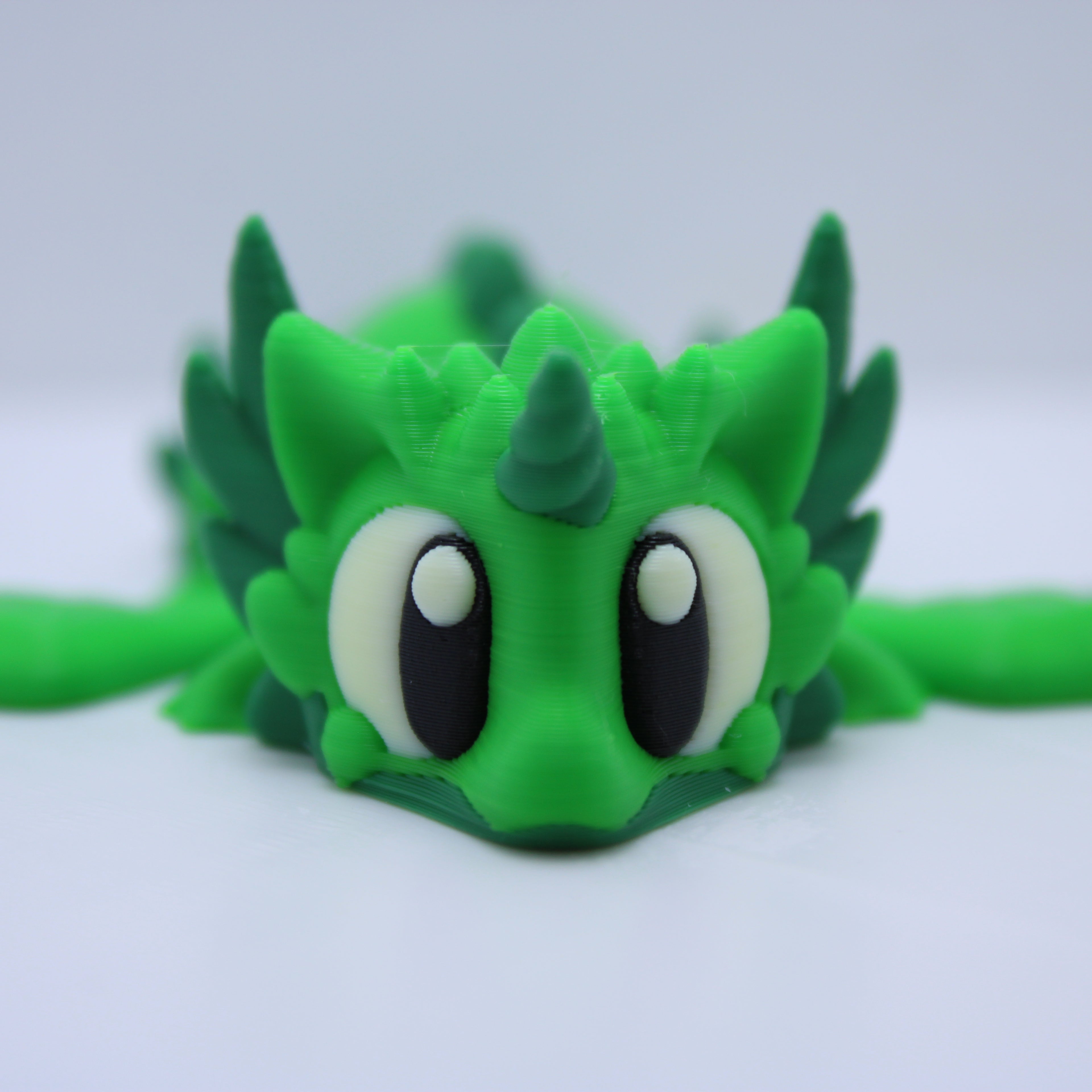 Elemental Dragons with Eggs - 3d printed desk companion